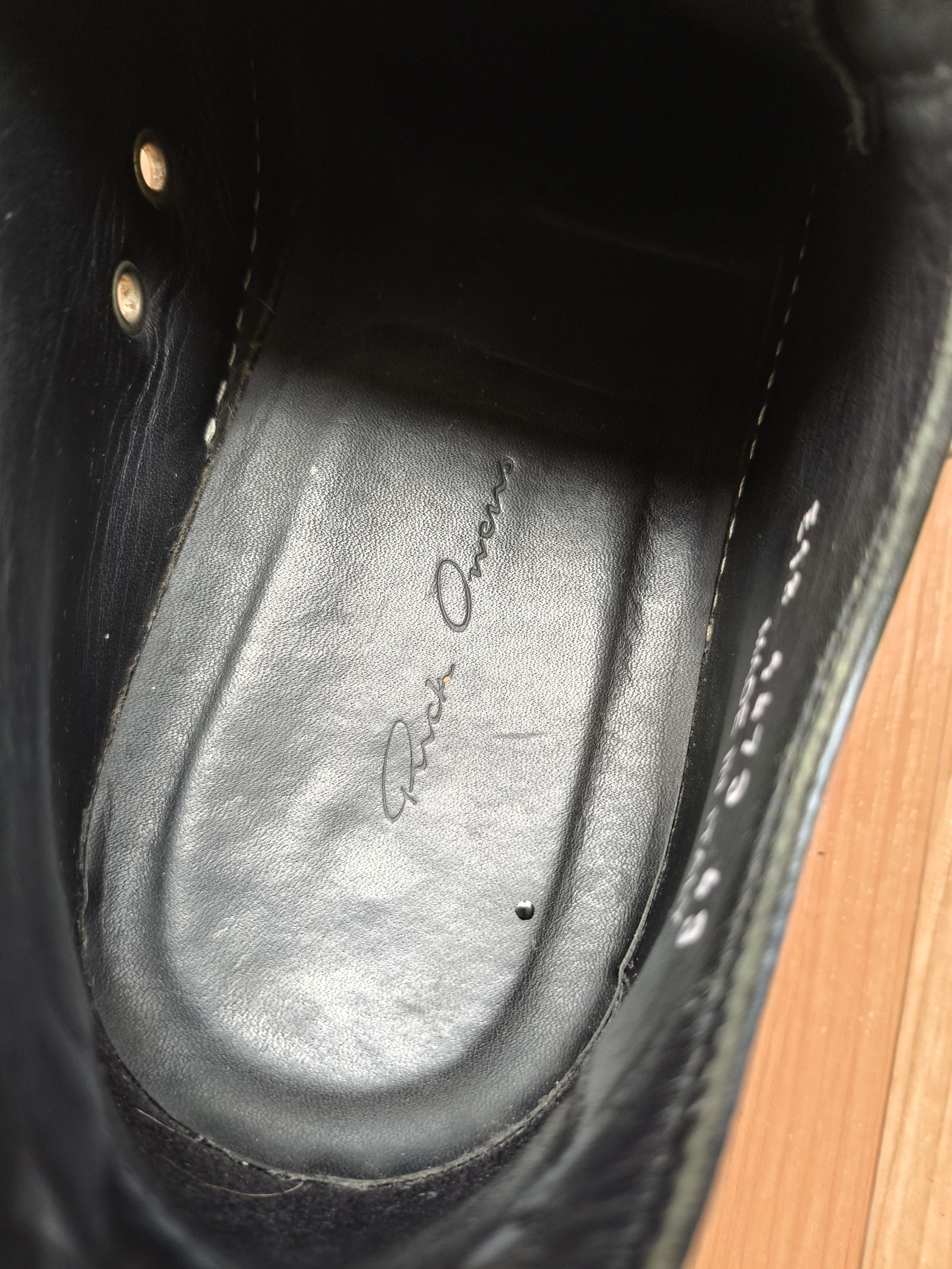 Rick Owens 💣🥵RICK OWENS MAINLINE RAMONES Size US 10 / EU 43 - 17 Thumbnail
