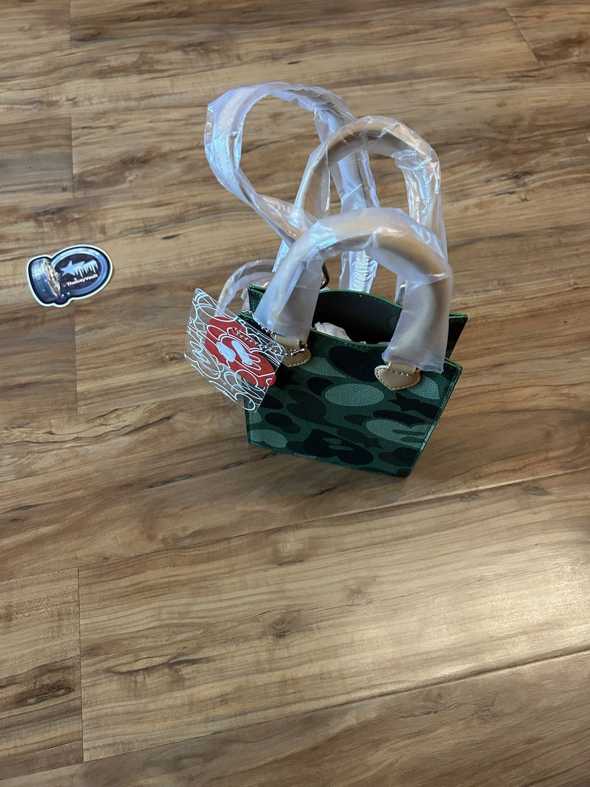 Bape Bape Green Apee Camo Mini Tote Bag Size ONE SIZE - 5 Thumbnail