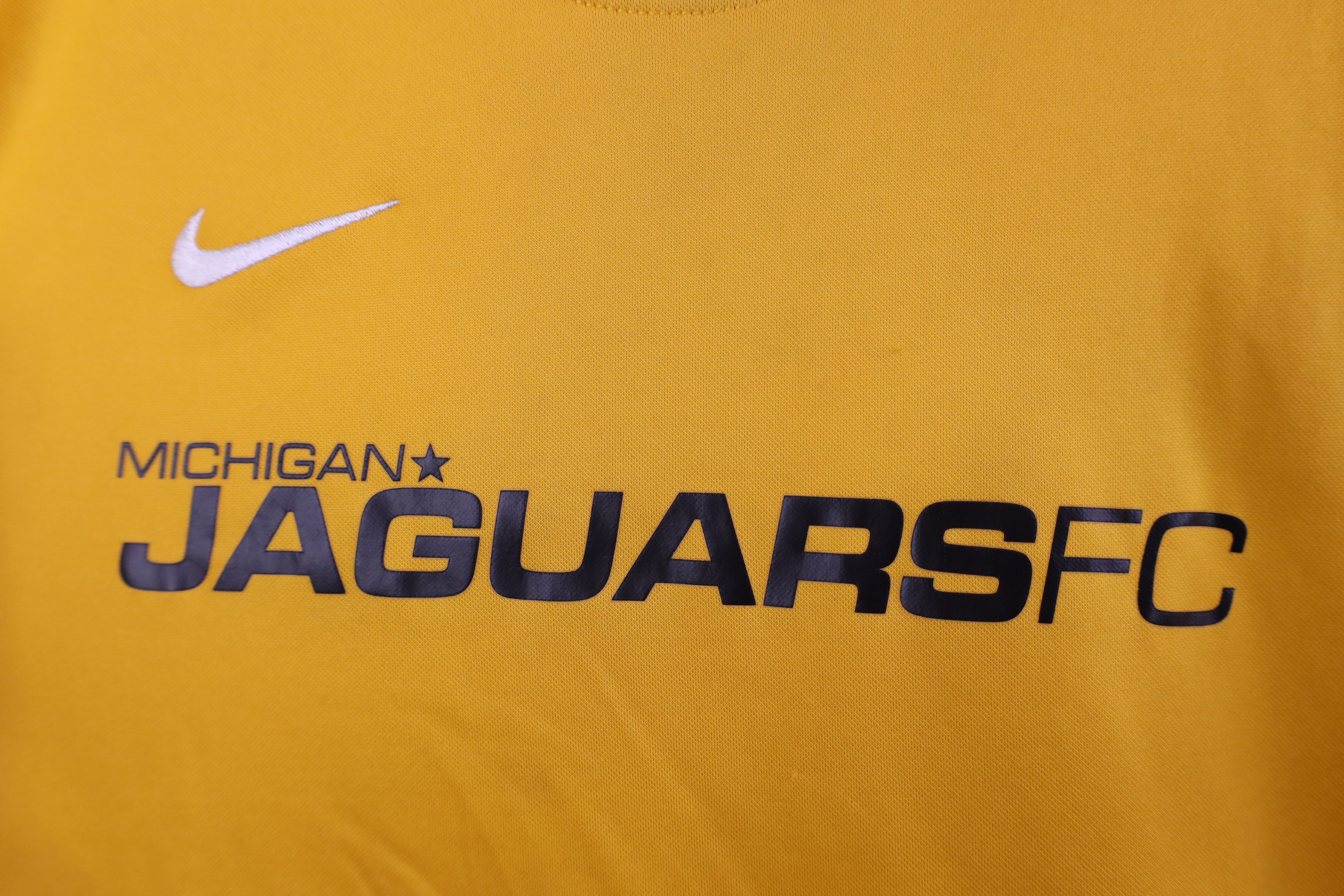 Nike Nike Soccer Spell Michigan Jaguars FC Soccer Jersey Yellow Size S / US 4 / IT 40 - 4 Thumbnail