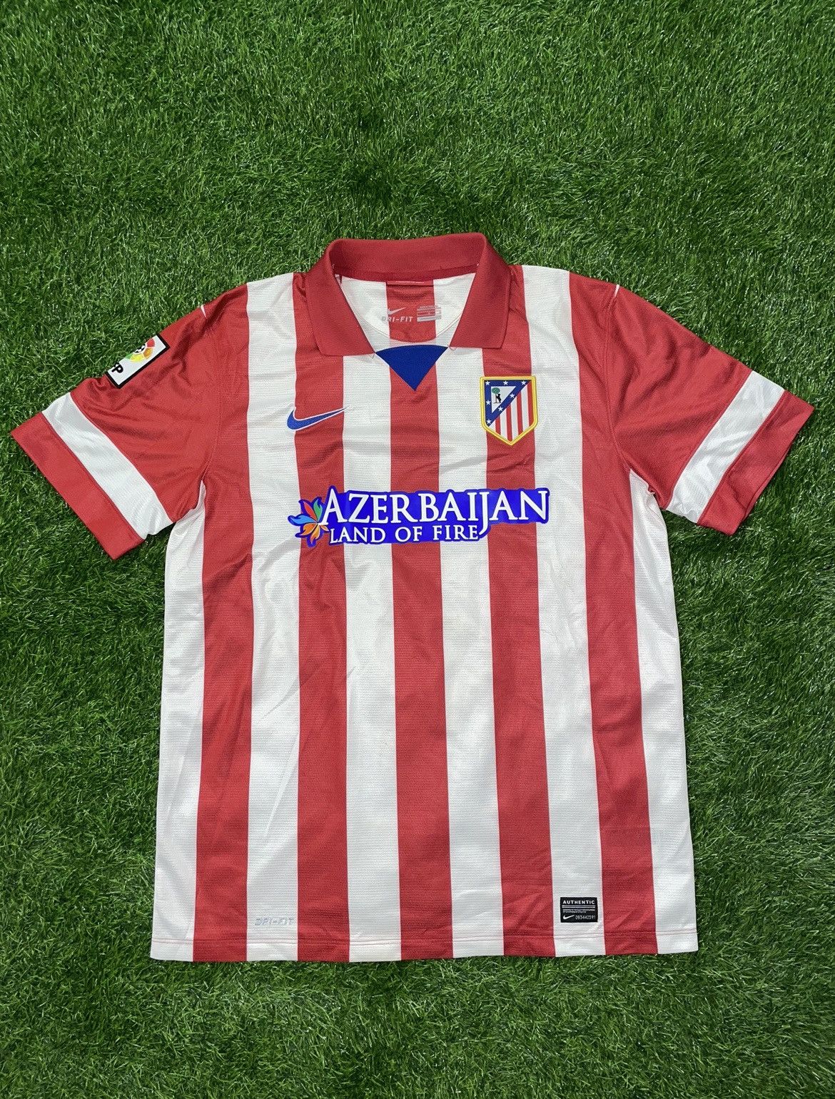 Other ATLETICO MADRID 2013/2014 HOME SOCCER JERSEY NIKE Size L Size US L / EU 52-54 / 3 - 1 Thumbnail