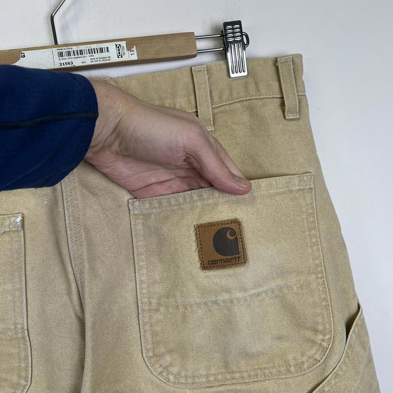 Carhartt Carhartt Men's Beige Work Pants 00s Size US 36 / EU 52 - 6 Thumbnail