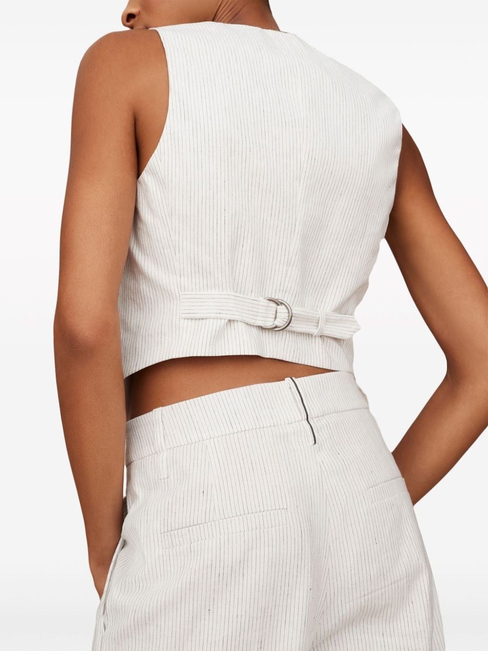 Brunello Cucinelli o1la1rc1a0425 Pants in White Size 26" / US 2 / IT 38 - 5 Thumbnail