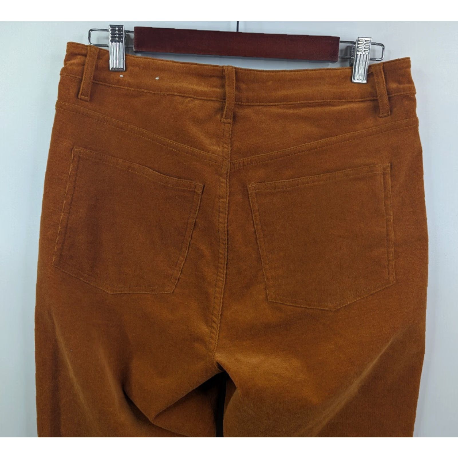 Soft Surroundings Soft Surroundings Women's Rust Corduroy Skinny Pants Size 8 Style 2DP69 Pants Ladies 8 Rust Corduroy Skinny Size 30" / US 8 / IT 44 - 4 Thumbnail