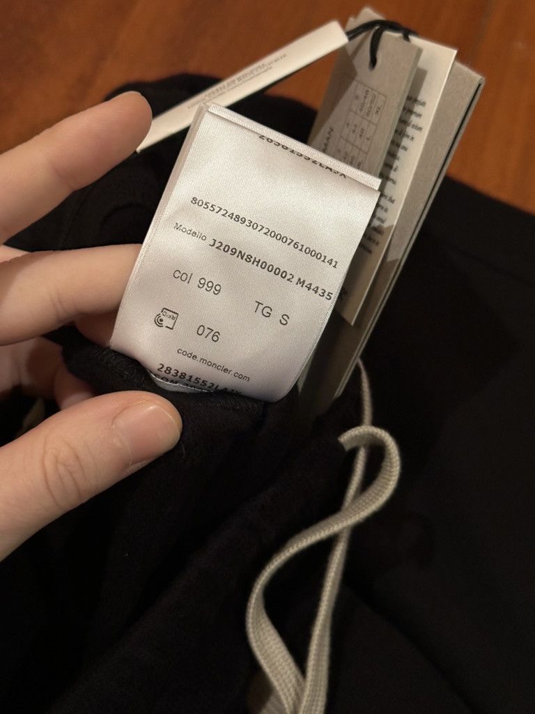 Moncler × Rick Owens Rick Owens x Moncler Logo Sweatpants Size US 30 / EU 46 - 8 Thumbnail