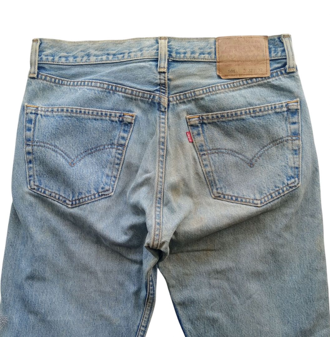 Levi's Vintage Levis 501 Canada Distressed Denim Jeans USA big E Size US 32 / EU 48 - 4 Thumbnail