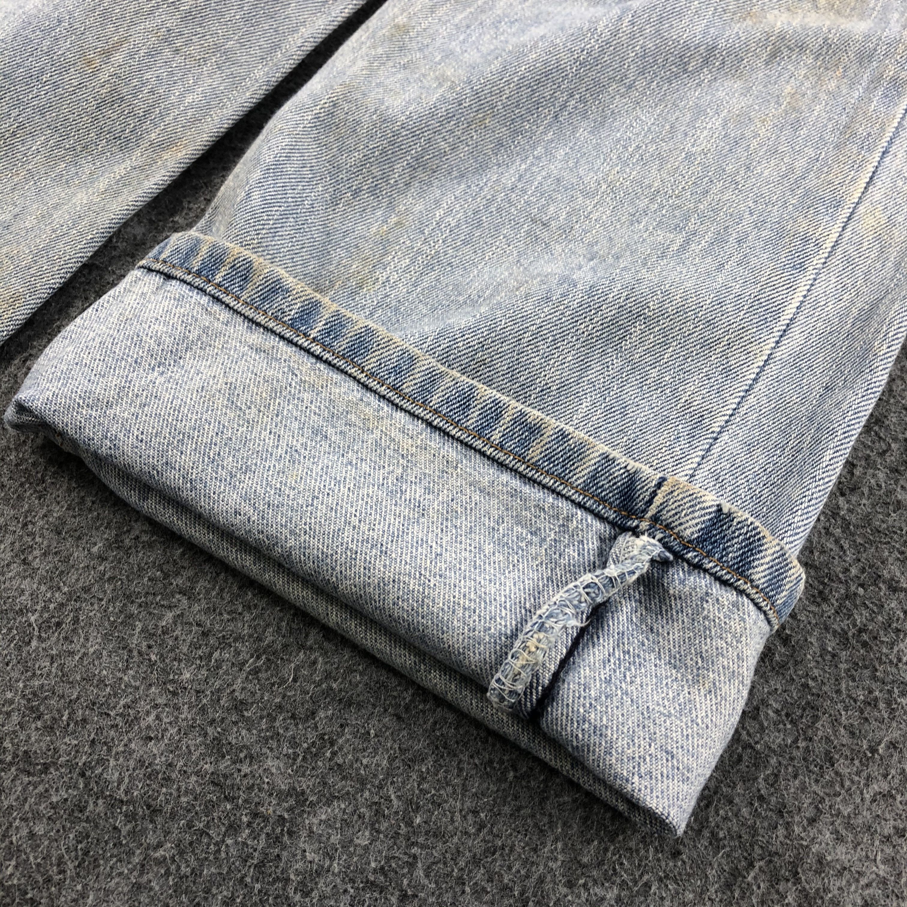 Levi's Dirty Wash Vintage Levi's 505 Jeans Regular Fit Denim KJ558 Size US 33 - 7 Thumbnail