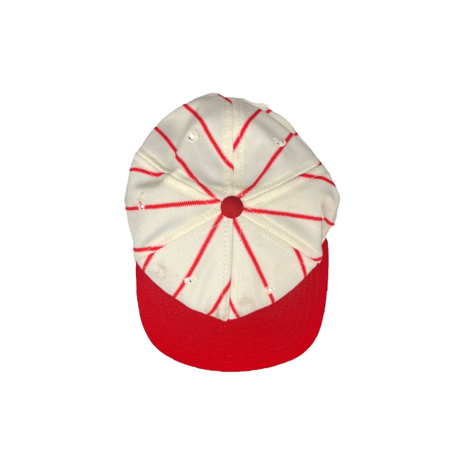New Era VINTAGE New Era Snapback Hat Adult Adjustable Red USA 80s Deadstock NWOT Men Size ONE SIZE - 3 Thumbnail