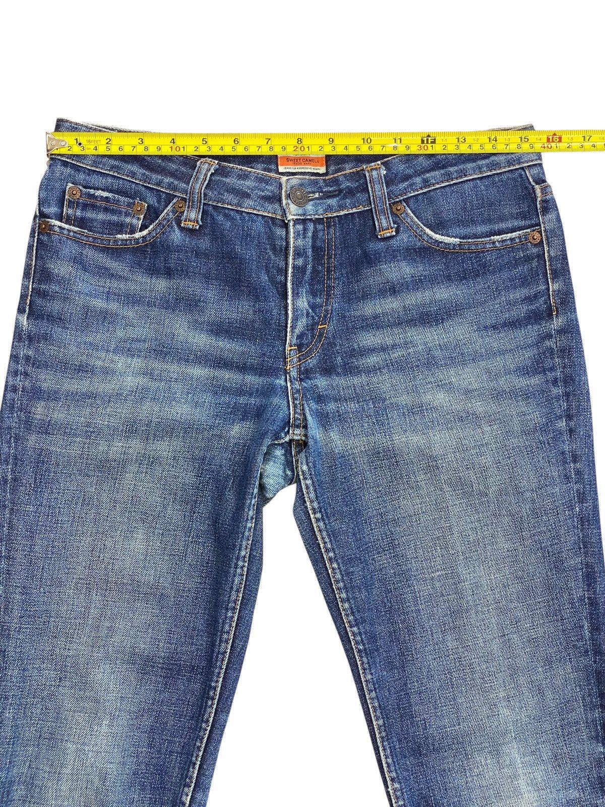 Japanese Brand Japanese Brand Sweet Camel Faded Style Ripped Jeans Size 31" - 7 Thumbnail