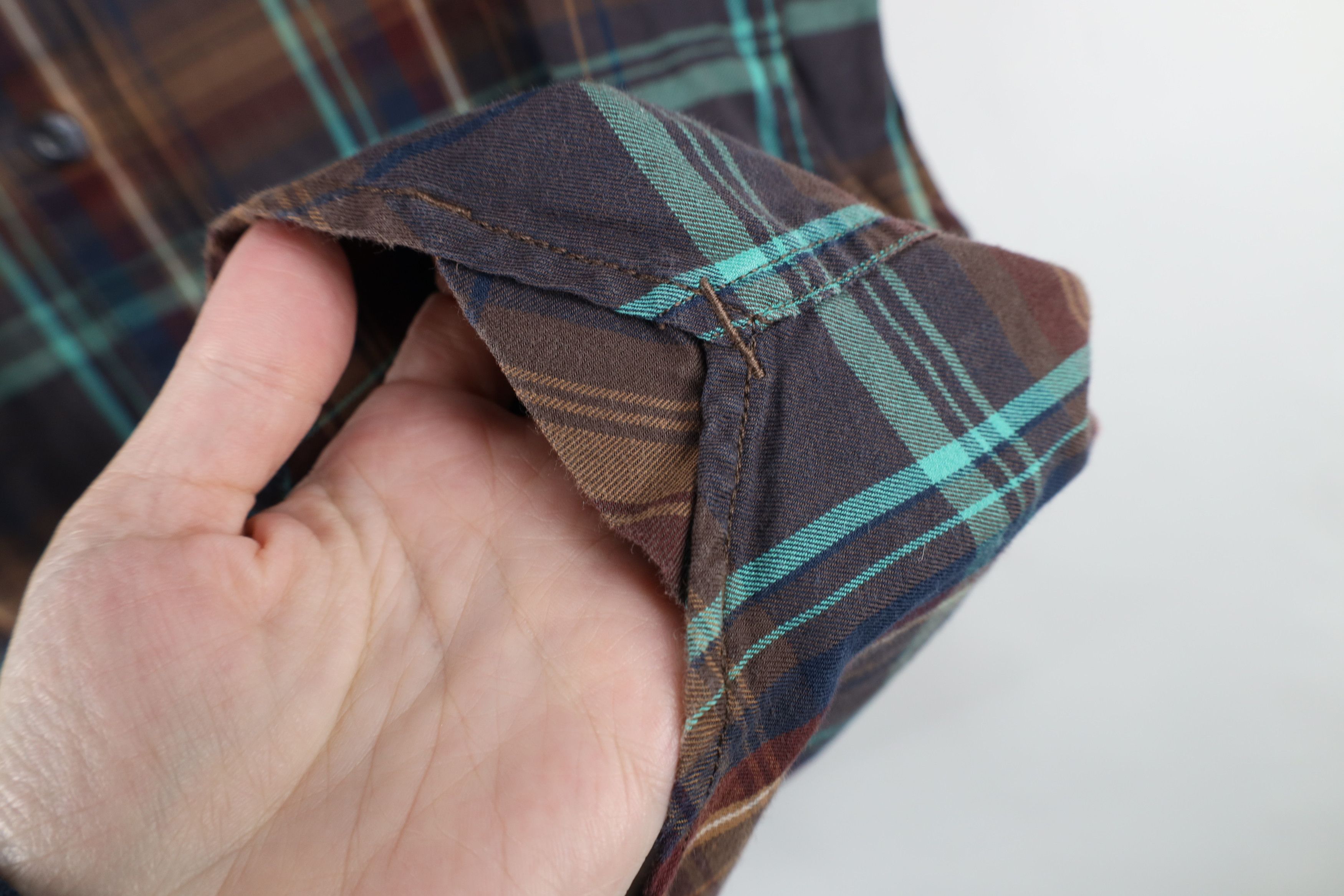 The North Face Vintage Y2K The North Face Flannel Short Sleeve Button Shirt Size US M / EU 48-50 / 2 - 5 Thumbnail