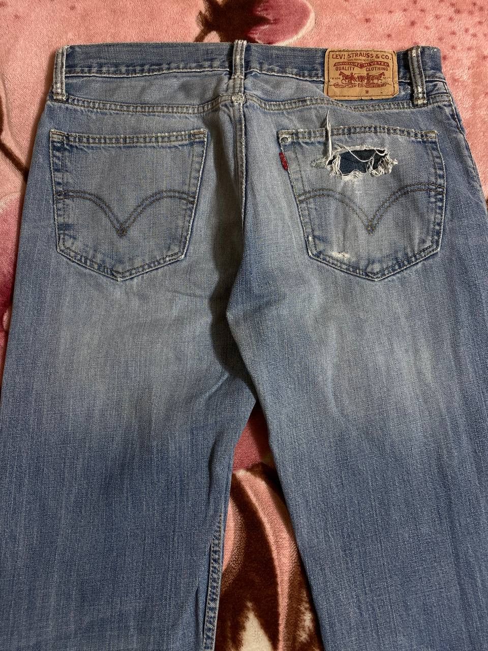 Levi's × Vintage Y2k Levis 505 Jeans Pants Vintage Baggy Distressed Size US 31 - 5 Thumbnail