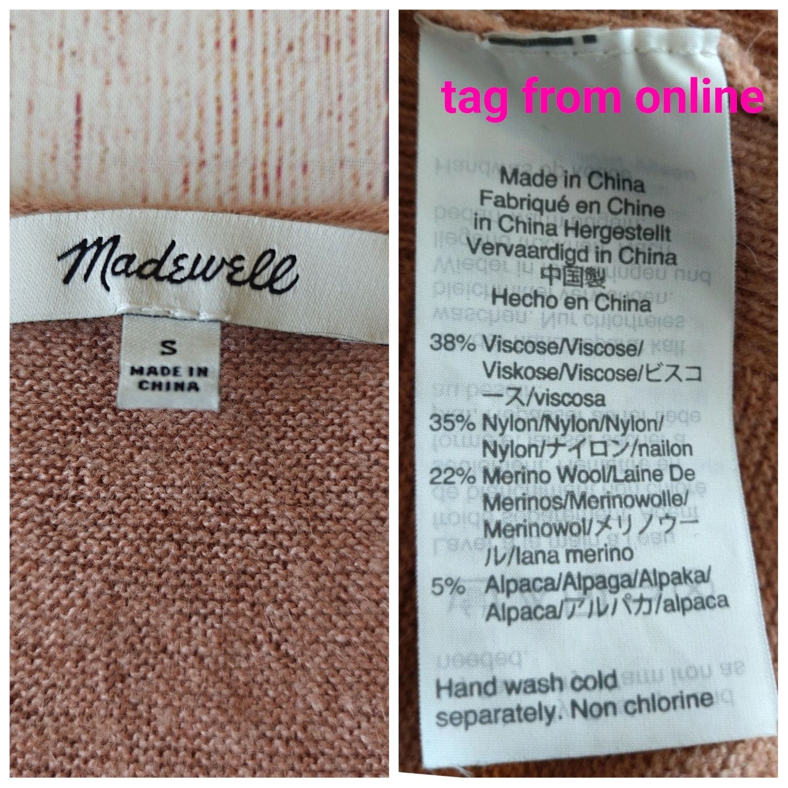 Madewell Madewell scoop neck 3/4 sleeve sweater sz S Size S / US 4 / IT 40 - 8 Thumbnail