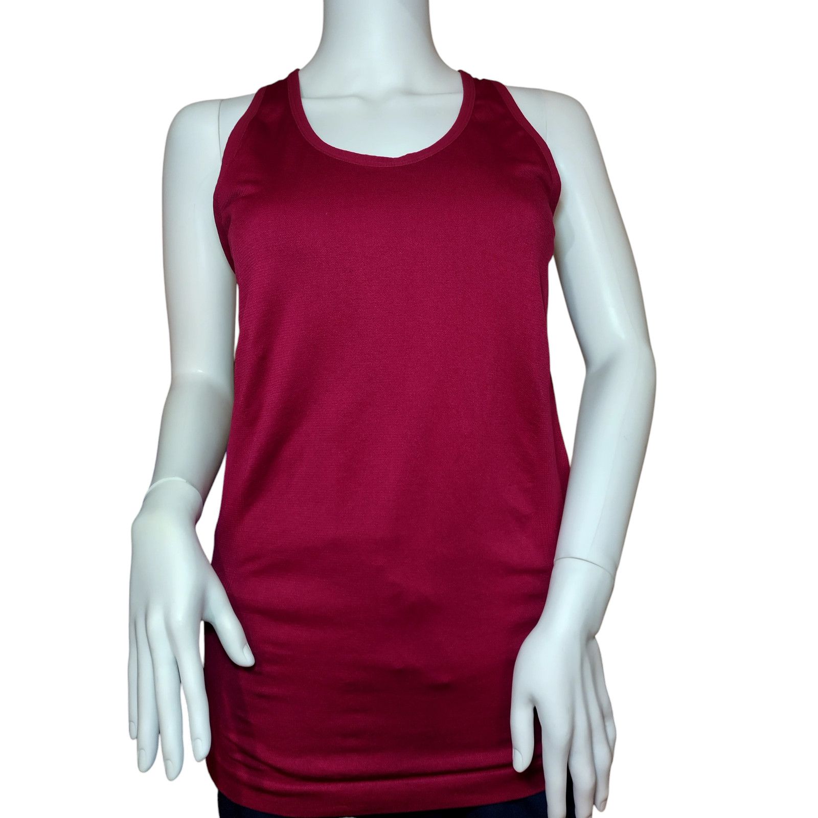 Bebe BEBE sports Womens Yoga Workout Racerback Tank Top Red Large Size L / US 10 / IT 46 - 1 Thumbnail