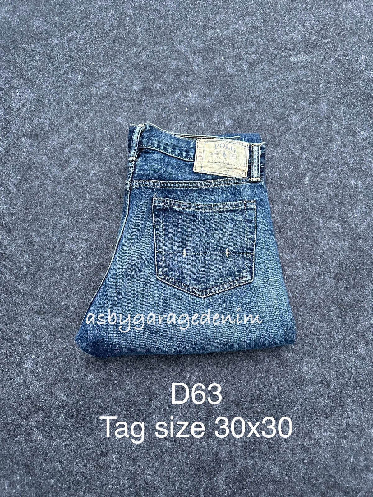 Ralph Lauren Polo Ralph Lauren Classic Fit Washed Denim 30x30 D63 Size US 30 / EU 46 - 15 Thumbnail