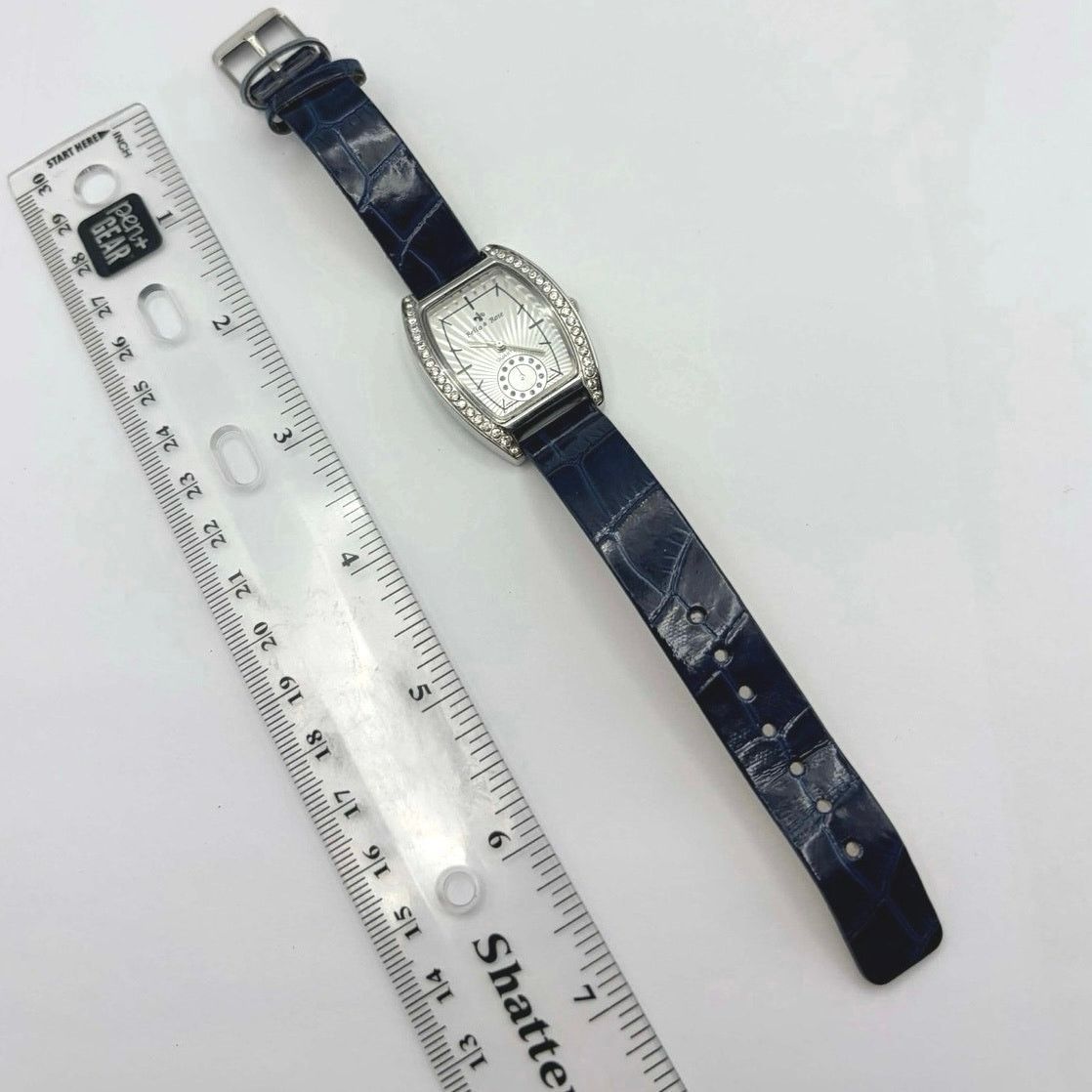 Other Blue & Silver Crystal Bella & Rose Watch Size ONE SIZE - 4 Thumbnail