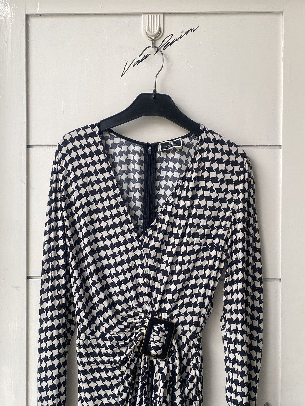 Elisabetta Franchi ELISABETA FRANCHI Plaid Tops Size XS / US 0-2 / IT 36-38 - 2 Thumbnail
