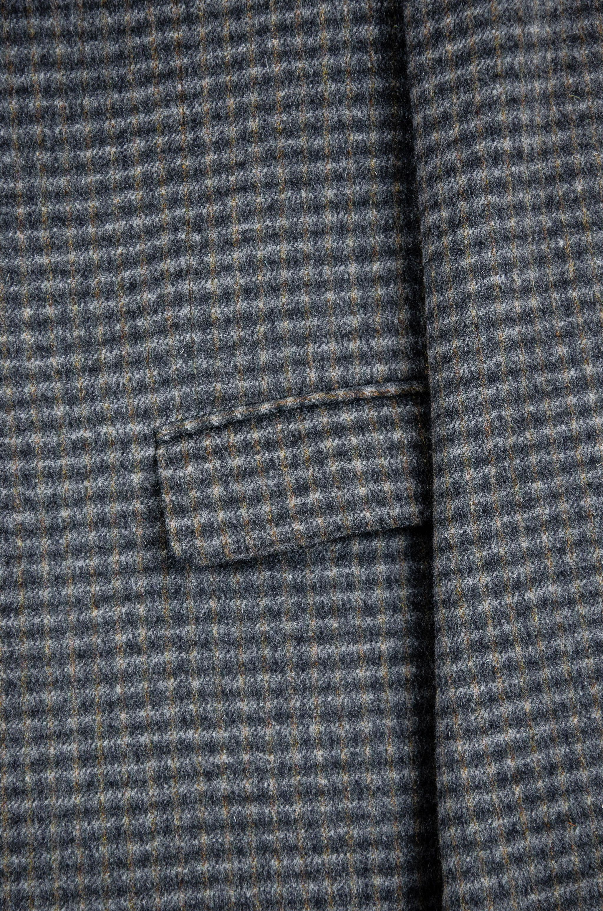 Z Zegna Zegna Wool Tweed Check Blazer – Size 50R Size 40R - 4 Thumbnail