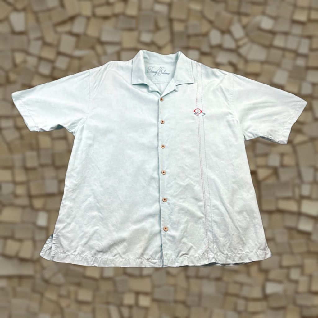 Tommy Bahama Tommy Bahama Shirt Adult XL Blue Silk Club Hawaiian 50s 60s Tropical Casual Mens Short Sleeve Button-Up Clothing Size US XL / EU 56 / 4 - 1 Thumbnail