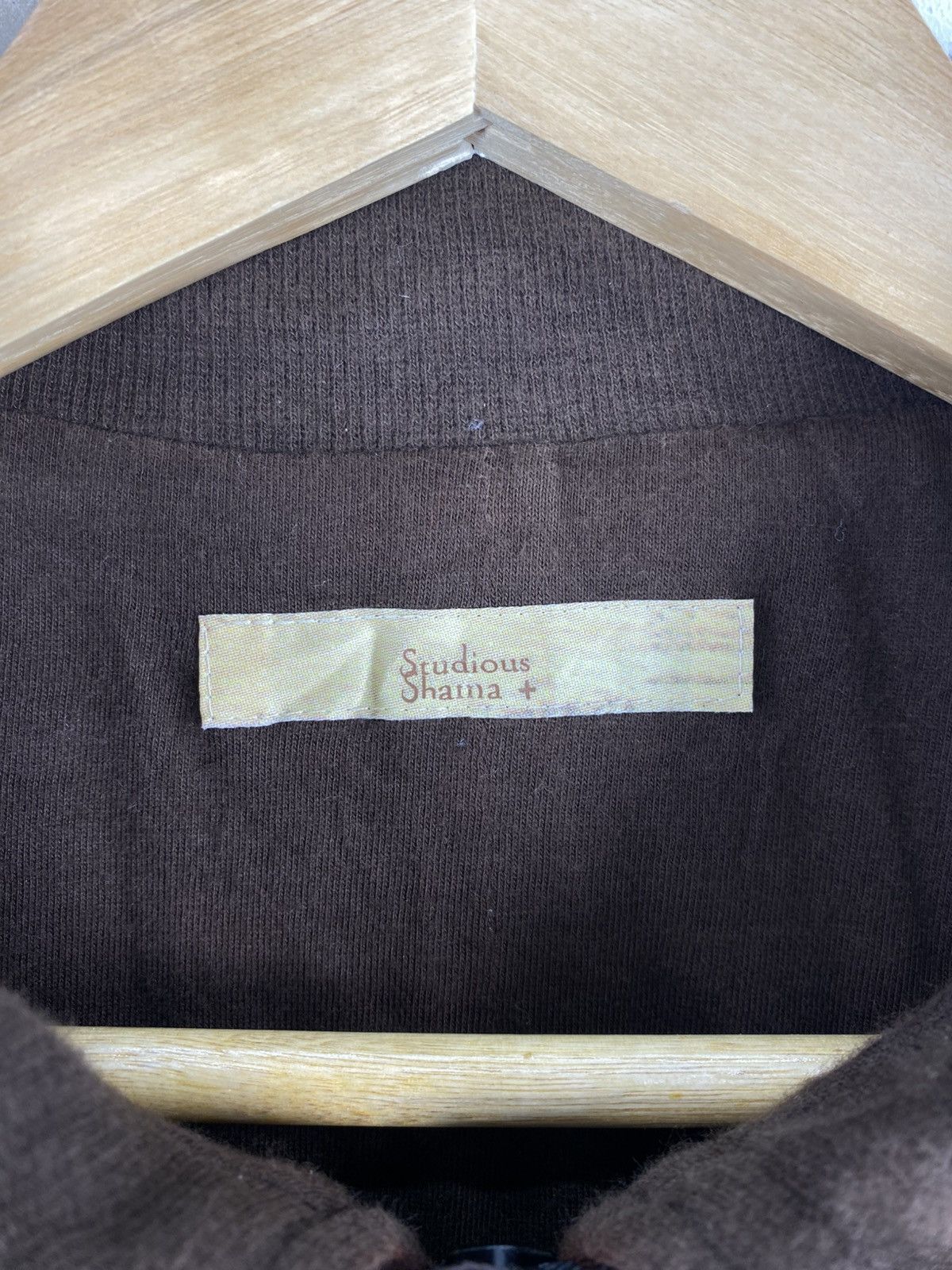 Japanese Brand Vintage 90’s Leather Zipper Jacket by Studious Shama Size US XXS / EU 40 - 12 Thumbnail