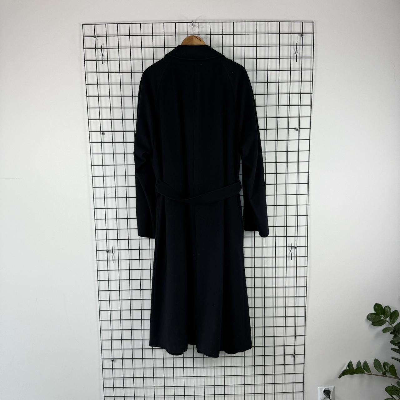 Vintage Vintage Oversize Wool Cashmere Coat Black Lana Wool Size US L / EU 52-54 / 3 - 2 Thumbnail
