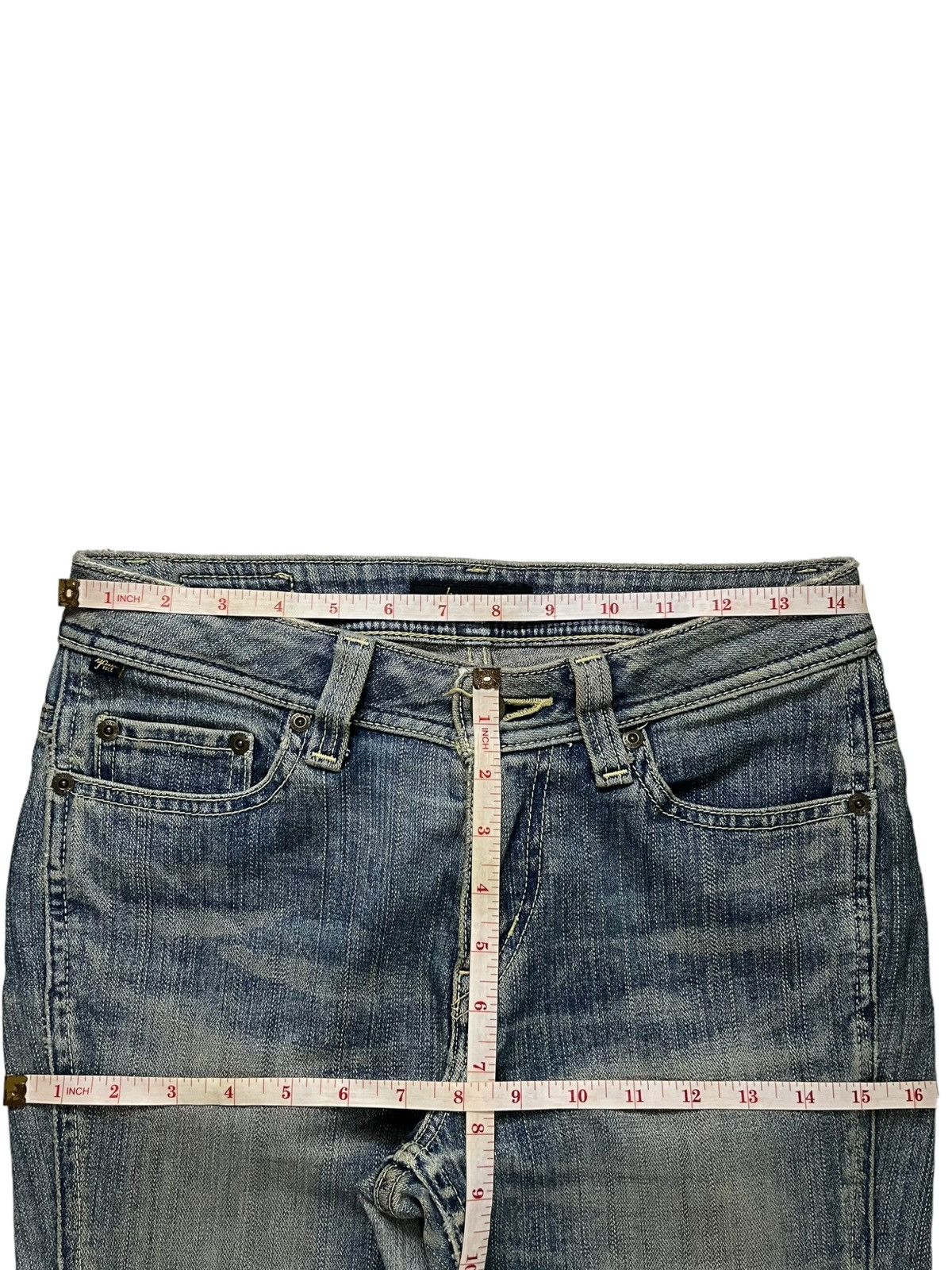 Japanese Brand SALES🔥Vintage Japanese Rusty Mud Wash Distress Flare Jeans Size 29" - 11 Thumbnail