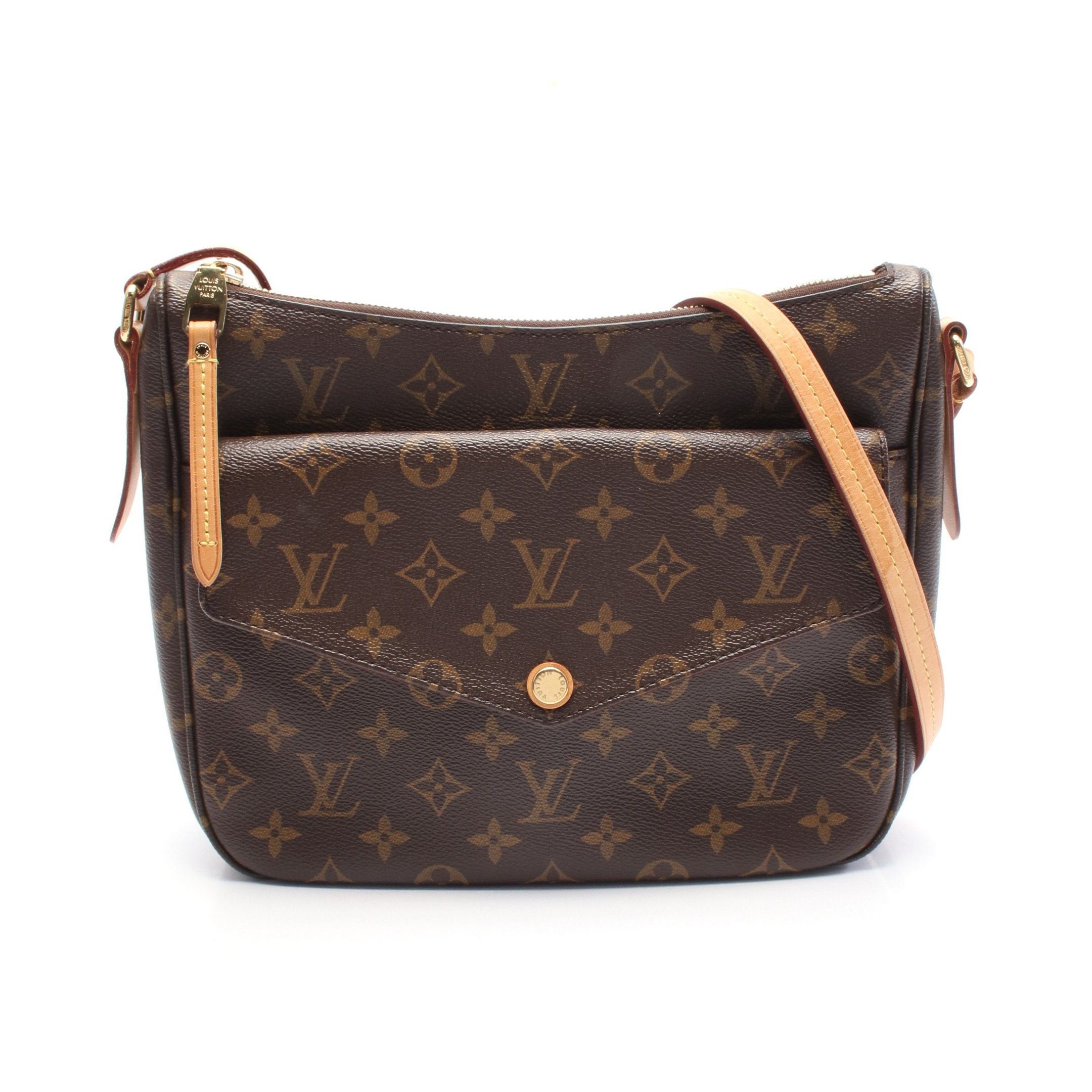 Louis Vuitton Louis Vuitton Mabillon Monogram Shoulder Bag Leather Brown Size ONE SIZE - 1 Thumbnail