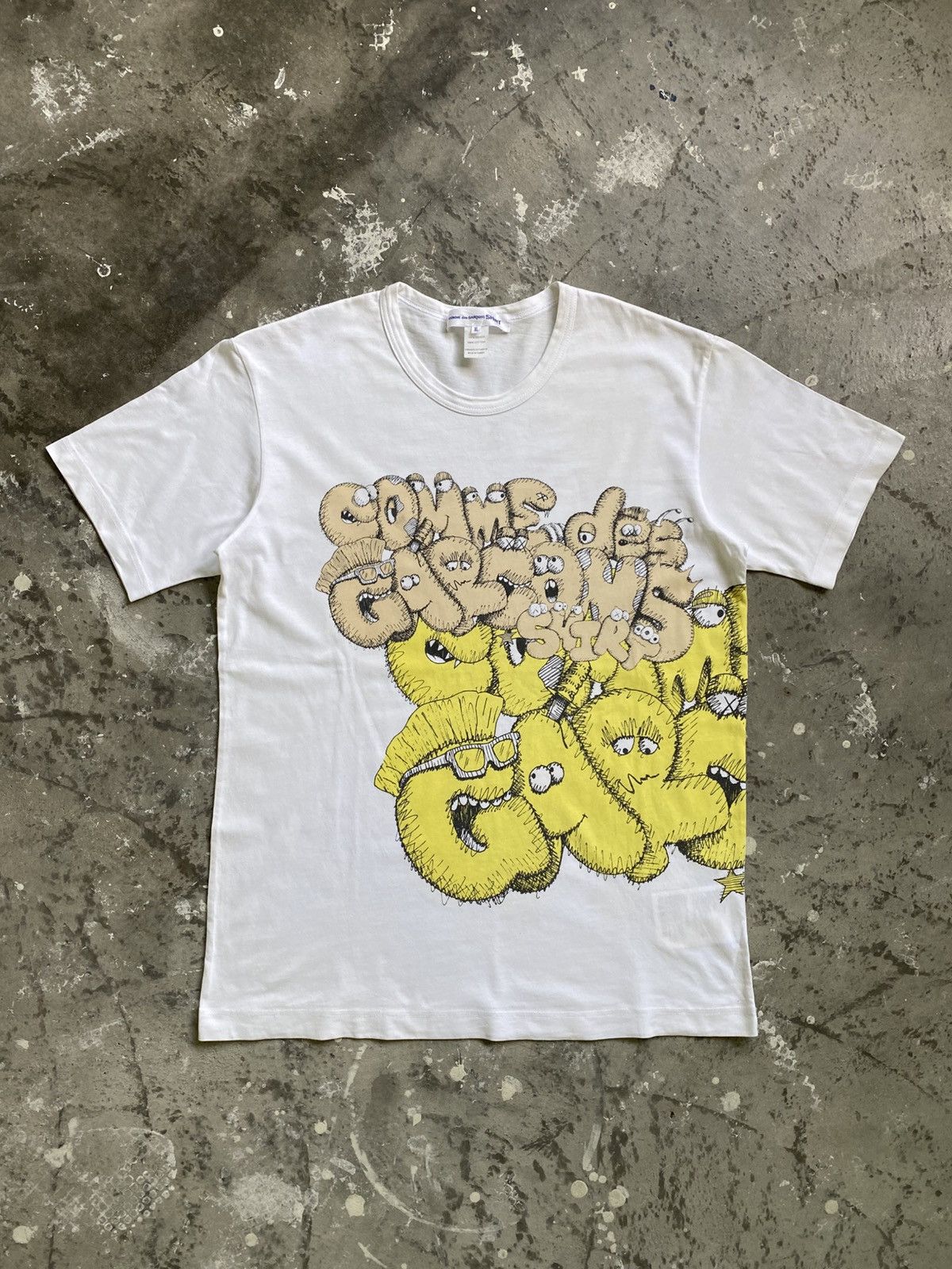 Comme des Garcons × Kaws × Vintage Vintage Comme Des Garçons X Kaws Japanese Brand Shirt Size US XL / EU 56 / 4 - 1 Thumbnail
