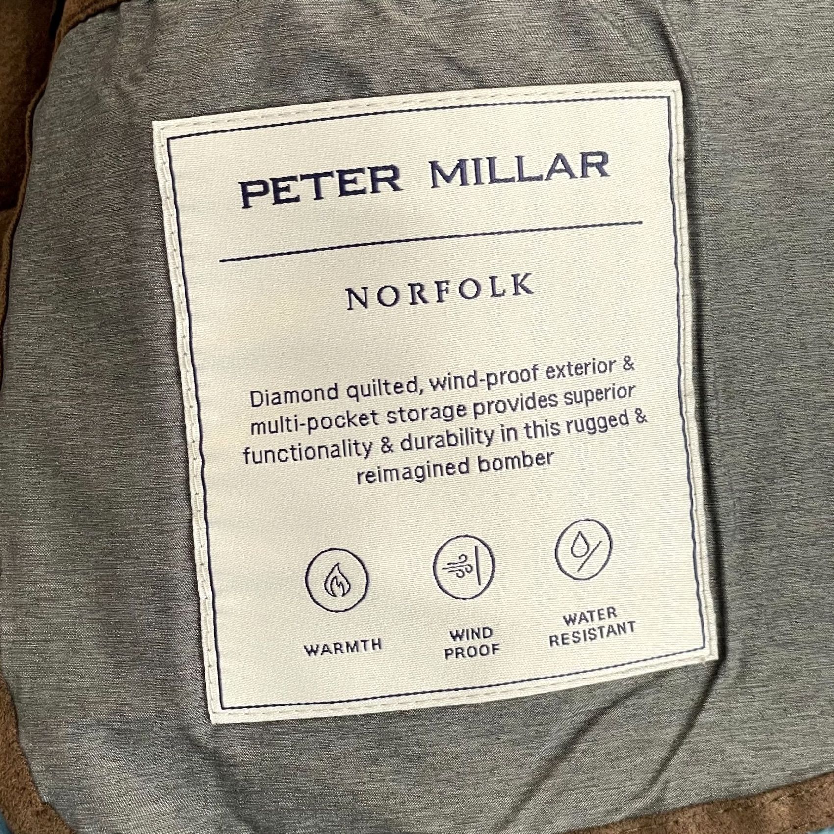 Peter Millar Peter Millar Norfolk Quilted Bomber Jacket Men 2XL RSVR Blue Classic NWT 50 Size US XXL / EU 58 / 5 - 5 Thumbnail