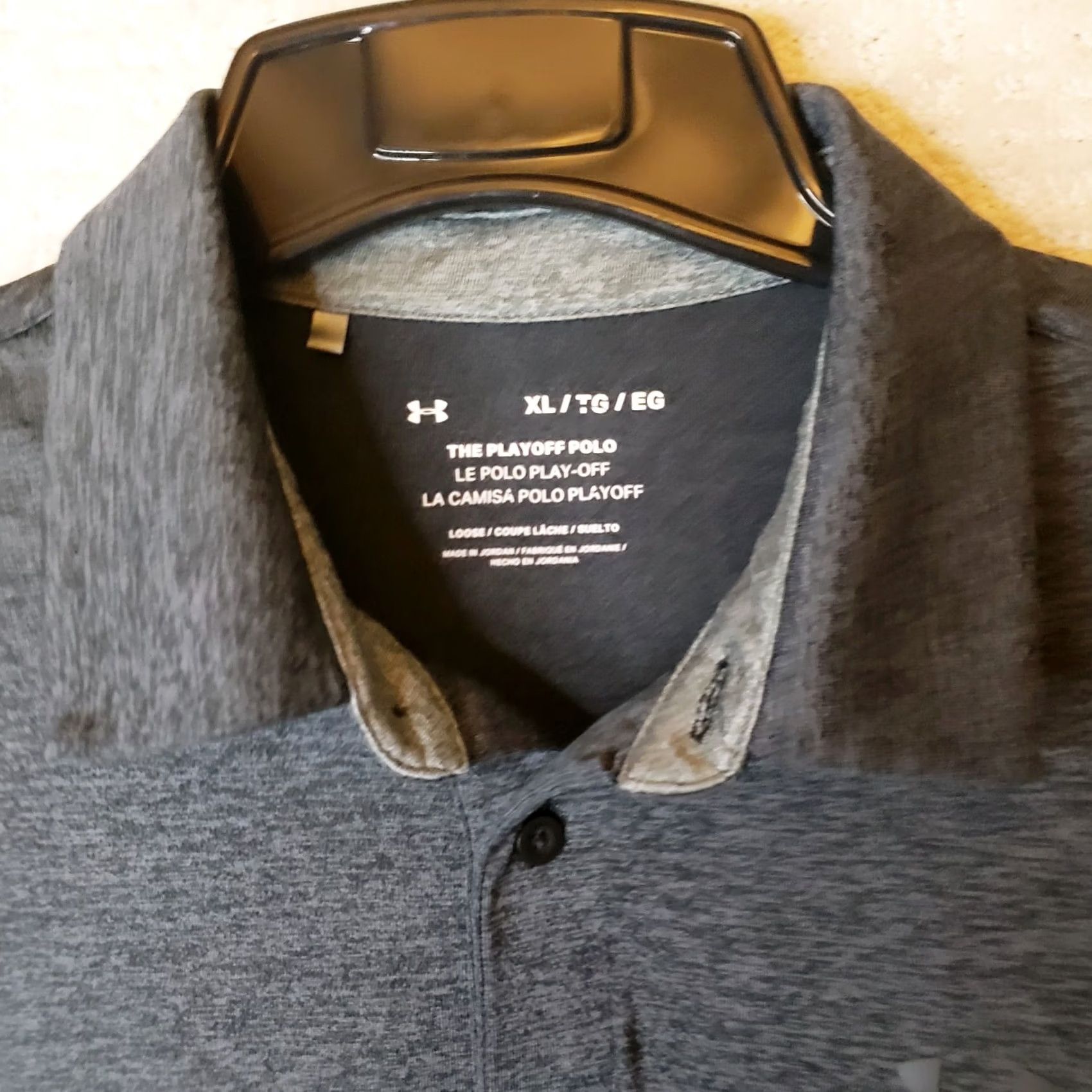 Under Armour Under Armour Polo Shirt Mens XL Playoff Polo Gray Short Sleeve Golf Performance Heathered / USA Preppy Casual Workwear Gift White tag NWT Size US XL / EU 56 / 4 - 5 Thumbnail
