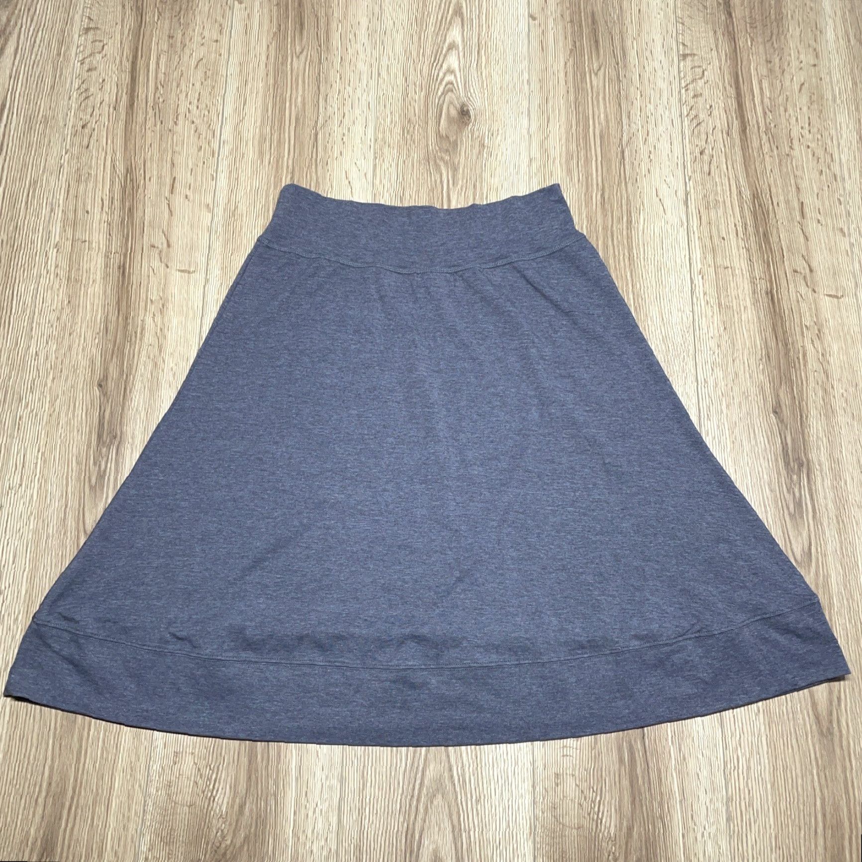 Vintage ZERO A-Line Skirt Juniors XL Gray Knee Length Womens Size 40" / US 18 - 8 Thumbnail