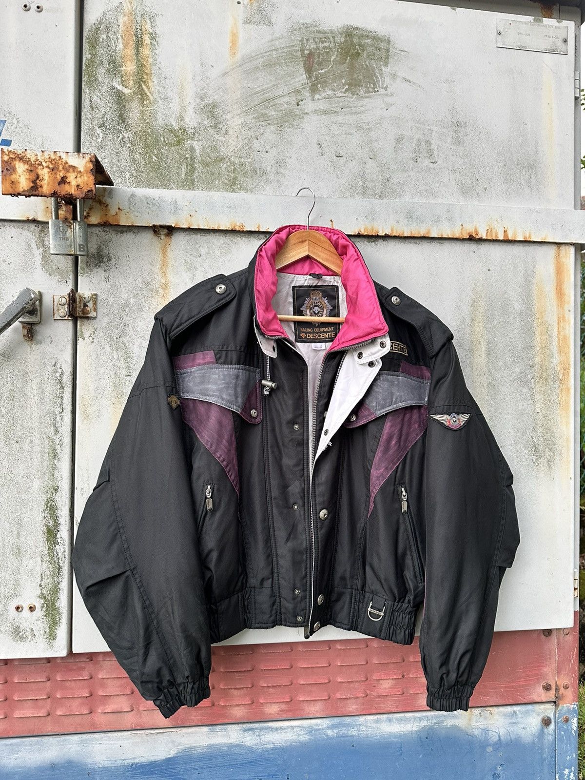 Vintage 👹Vintage Descente Racing Ski Bomber Jacket Size US M / EU 48-50 / 2 - 5 Thumbnail