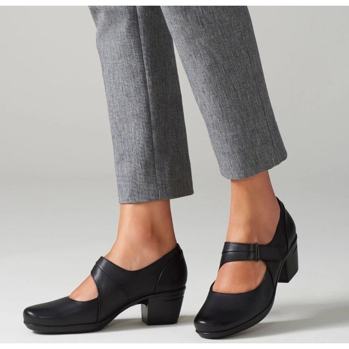 Clarks Collection by Clarks Emslie Lulin Dress Pump Black Women 7.5 Size US 7.5 / IT 37.5 - 1 Thumbnail