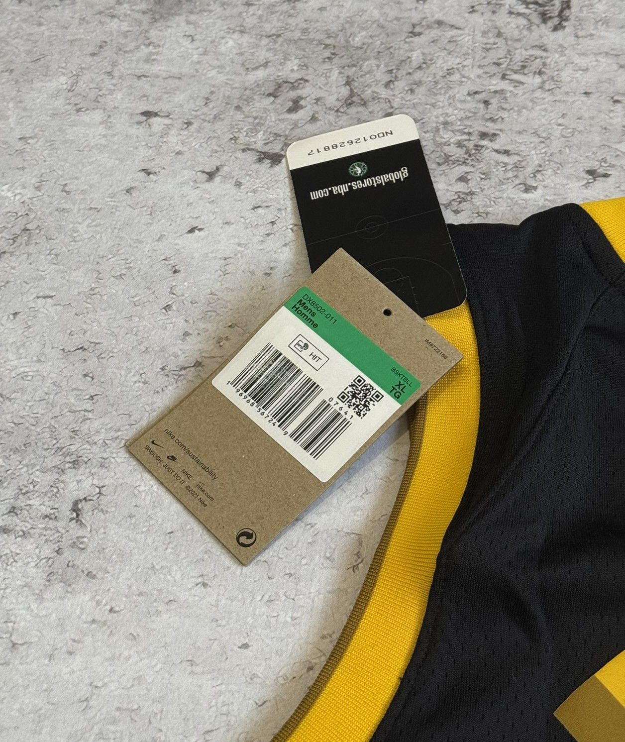 Nike Golden State Warriors Curry Nike City Edition Jersey size XL Size US XL / EU 56 / 4 - 4 Thumbnail