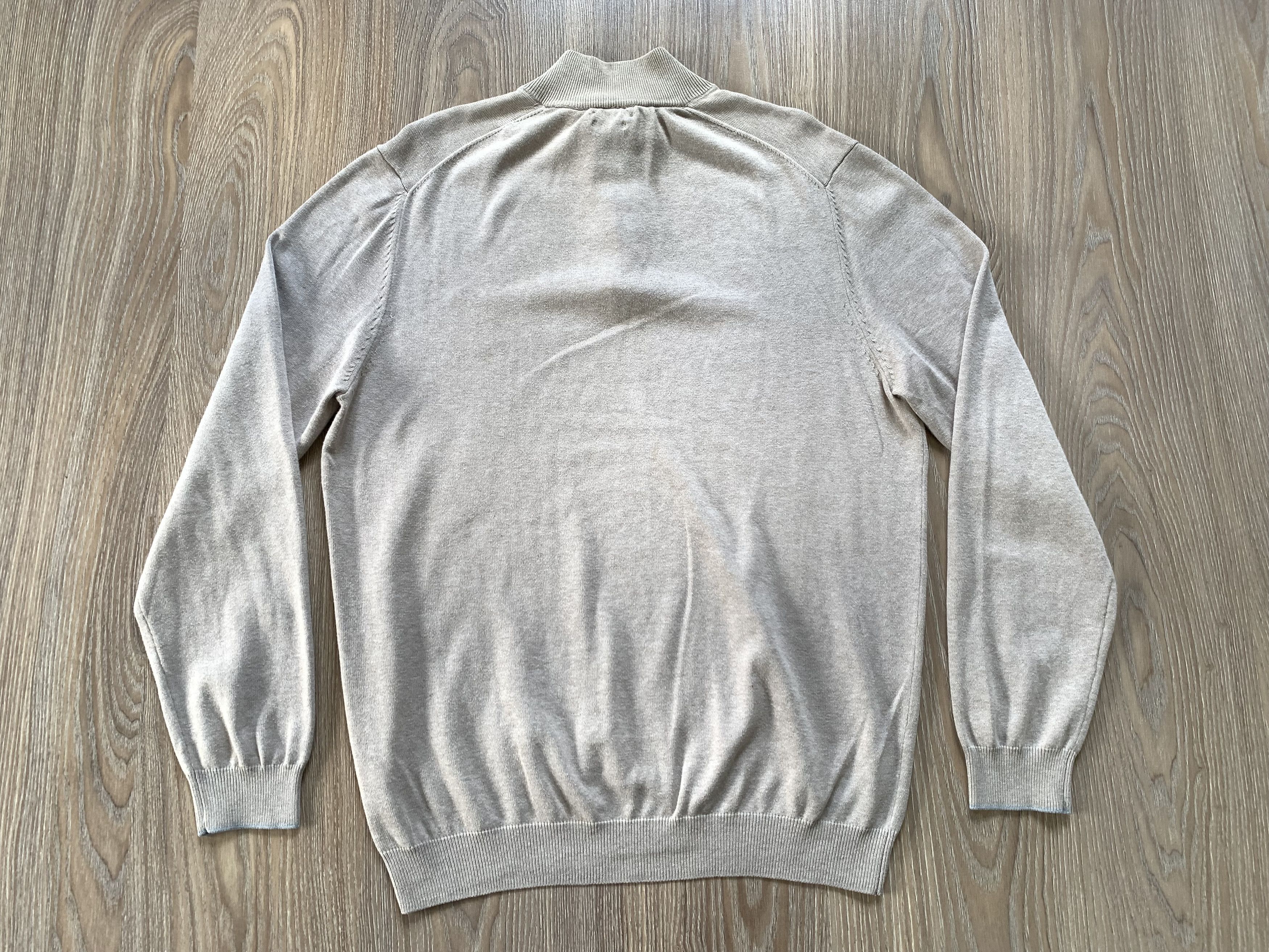 Massimo Dutti Massimo Dutti Cashmere Wool Quarter Zip Sweater Size US XL / EU 56 / 4 - 3 Thumbnail