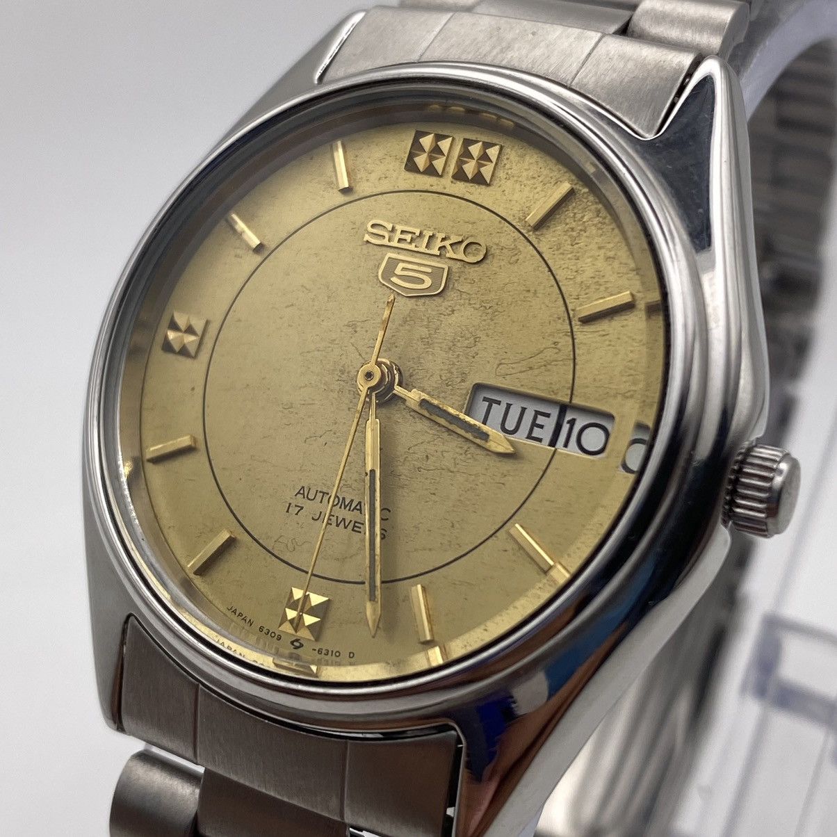 Seiko Vintage Seiko 5 Automatic 6309 Men’s Wristwatach Size 34 - 2 Thumbnail