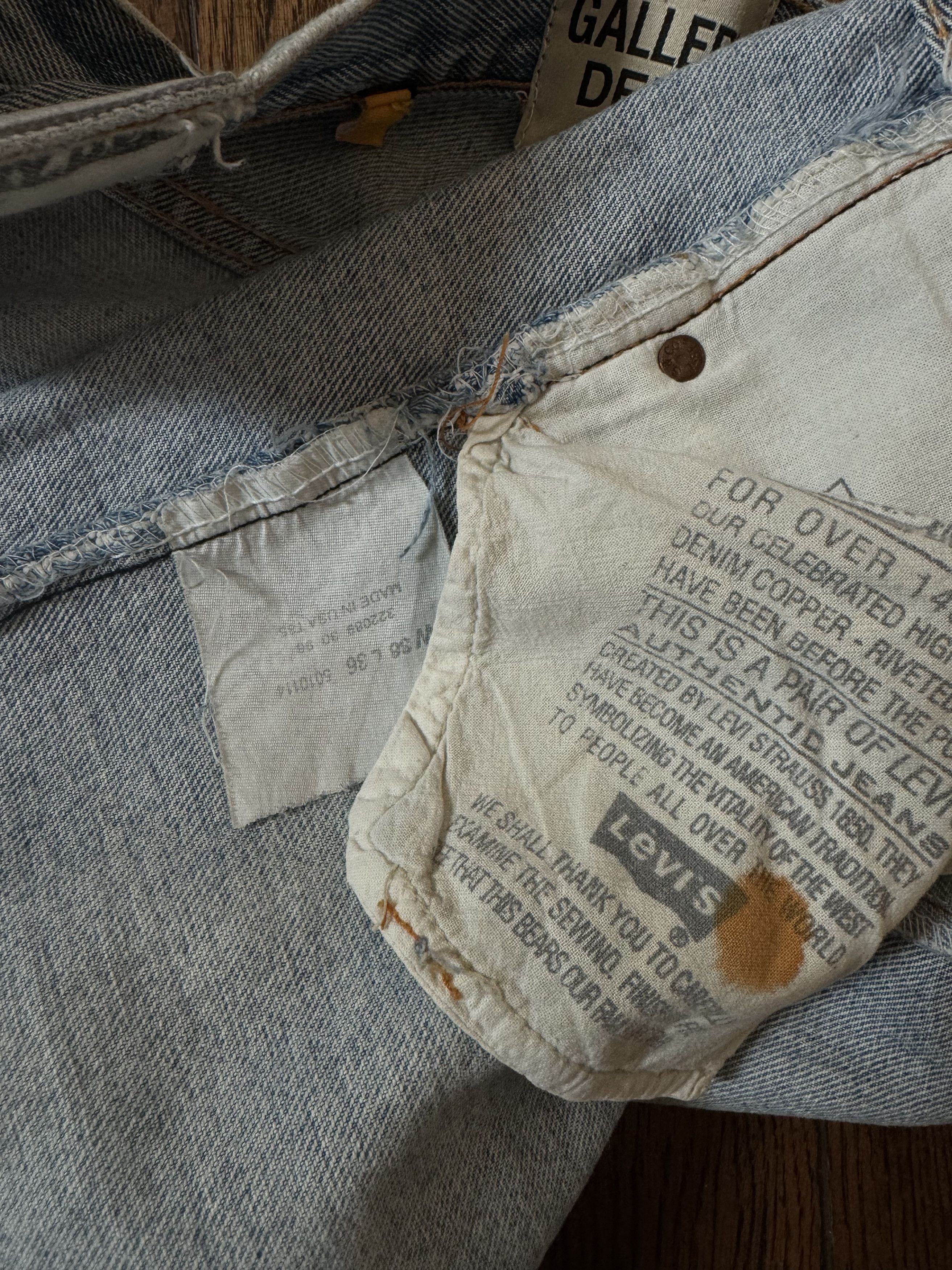 Gallery Dept. 1/1 Blue Gallery Dept Flare Denim Size US 34 / EU 50 - 13 Thumbnail