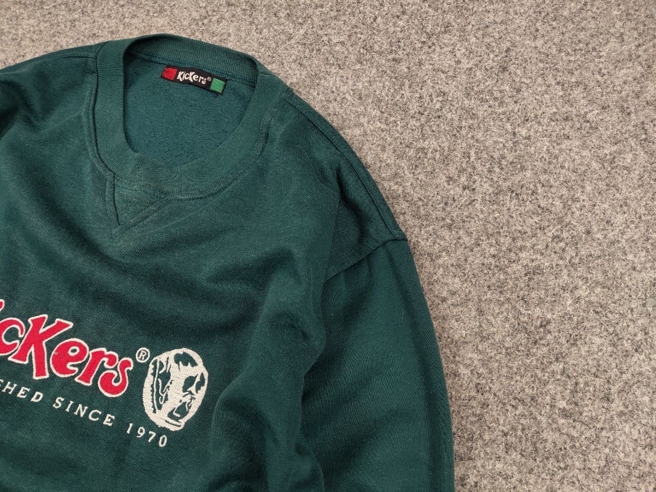 Kickers Vintage KicKers embroidered Emerald Sweatshirt Y2K Style Size US M / EU 48-50 / 2 - 4 Thumbnail
