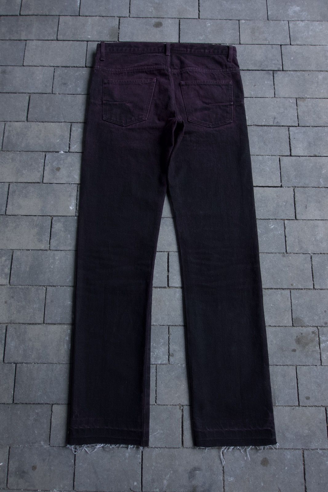 Dior AW08 Dior Blood Burgundy Wax jeans by KVA Waxed Size US 30 / EU 46 - 14 Thumbnail