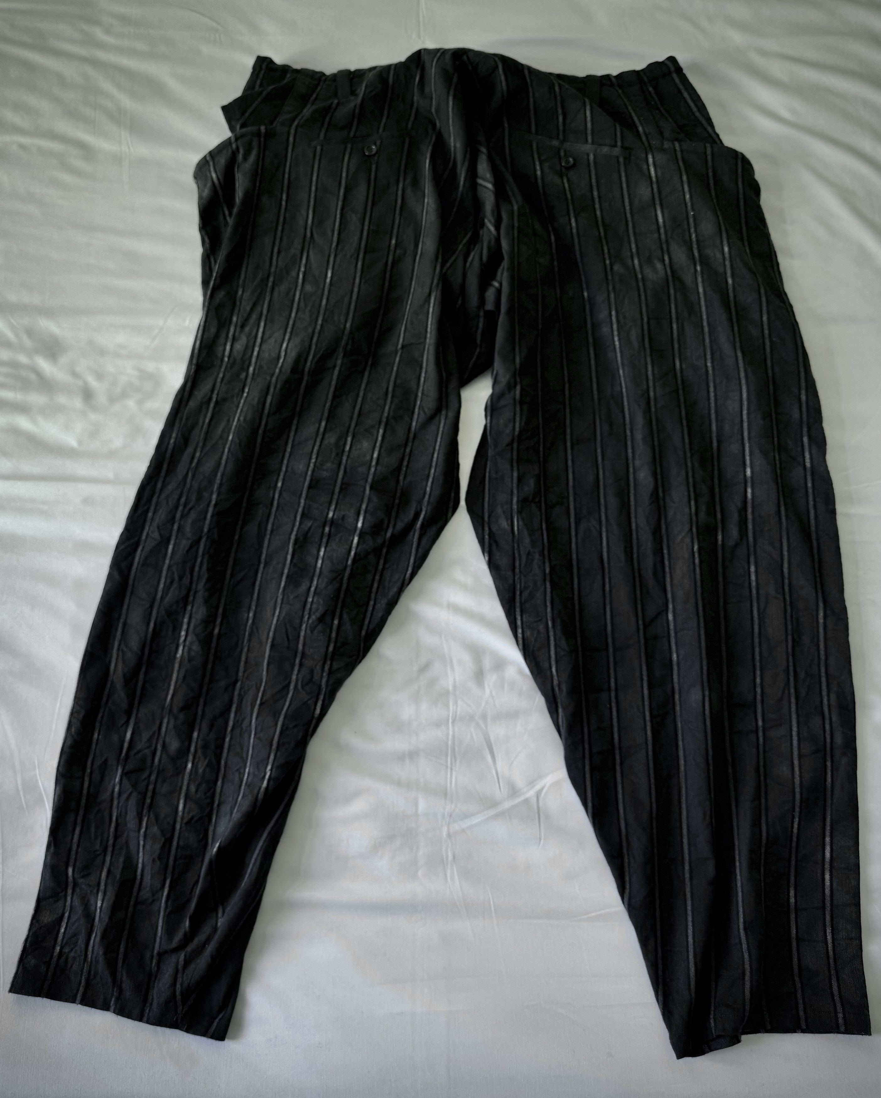 Yohji Yamamoto (1 of 1) Private Client Drawstring Pants (HC-P50-109) Size US 34 / EU 50 - 5 Thumbnail