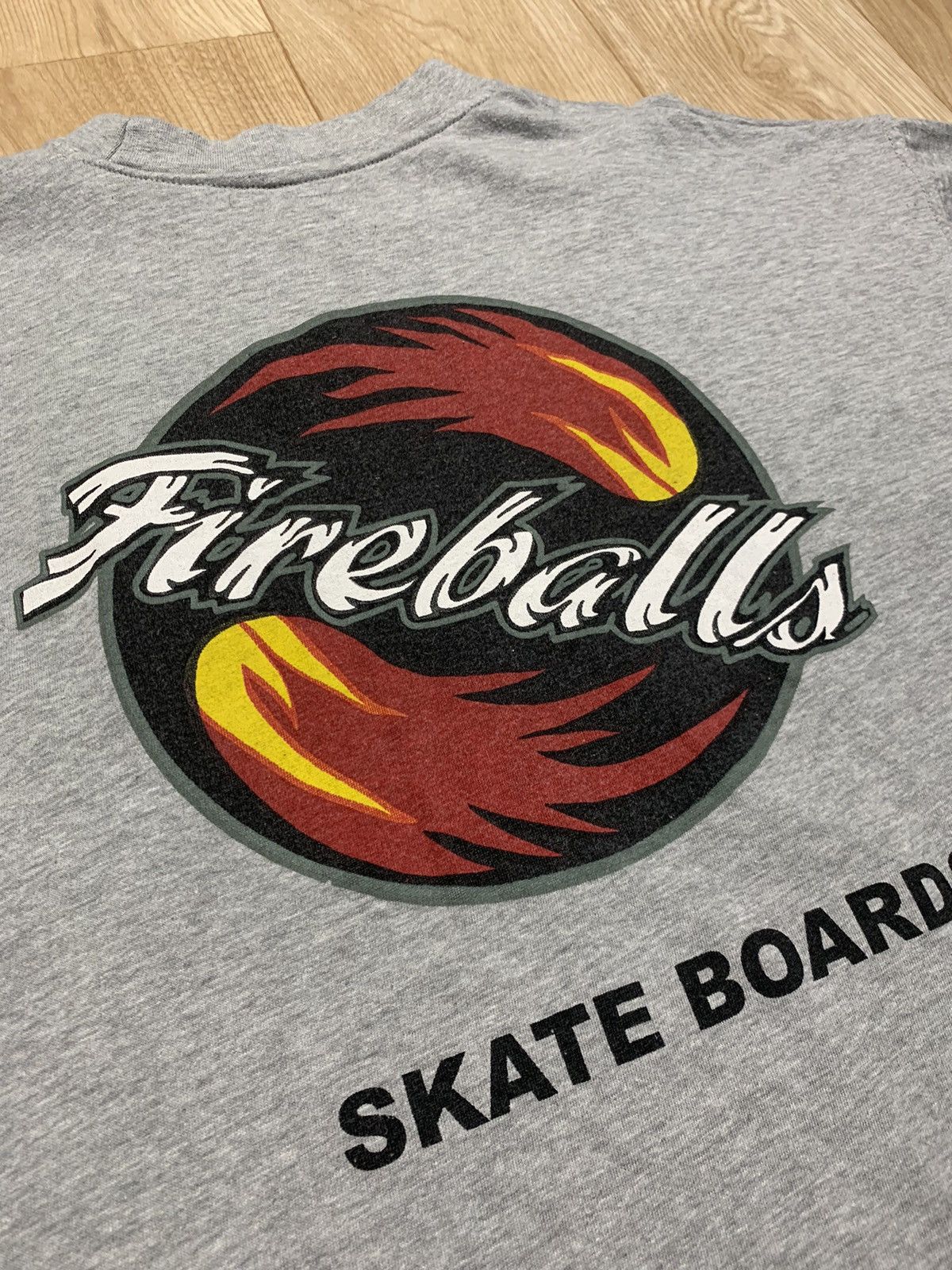 Powell Peralta Vintage Fireballs Skate Boards Oversized T-Shirt Size US XL / EU 56 / 4 - 5 Thumbnail