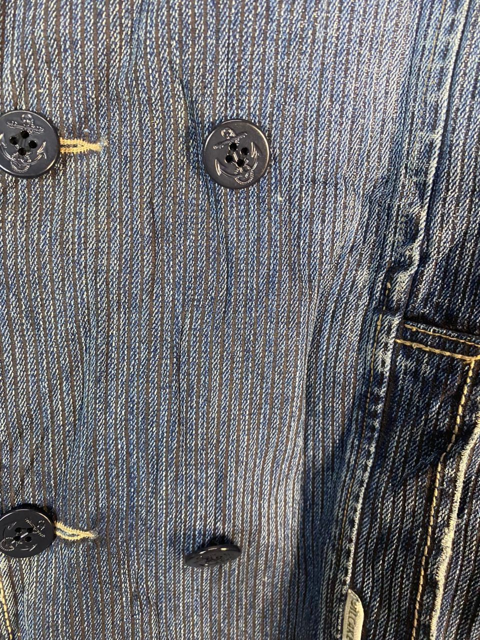 Japanese Brand Unisex 🔥Oilcake denim button up jacket Size M / US 6-8 / IT 42-44 - 11 Thumbnail