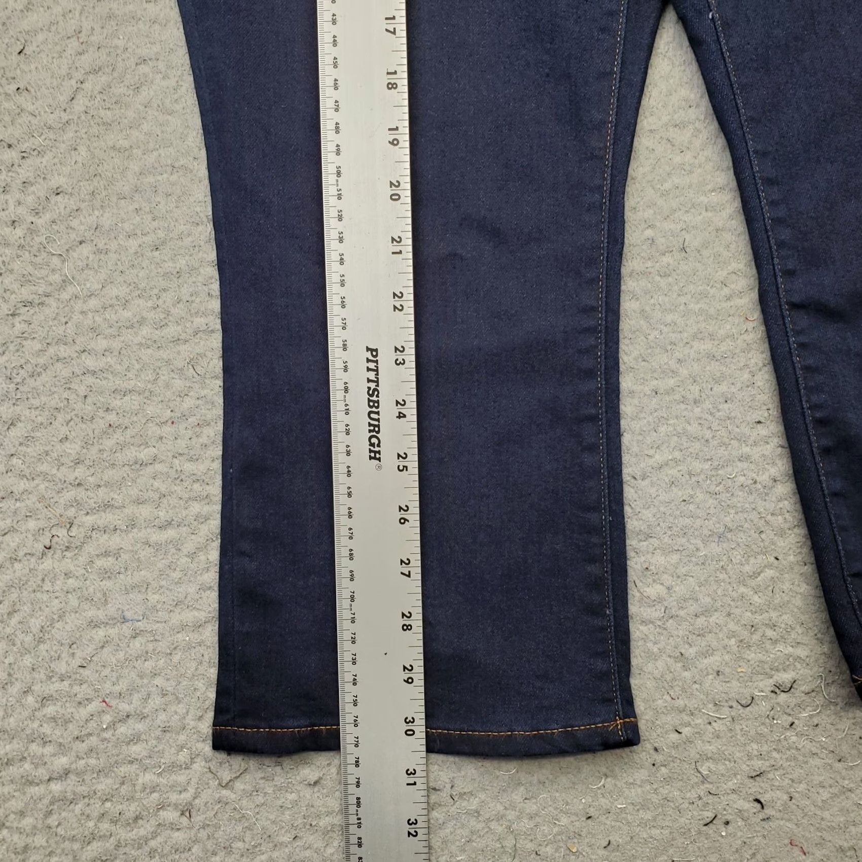 Chaps Chaps Jeans Womens 10 Capri Blue Denim Stretch Comfort Mid Rise Slim Leg Size 32" / US 10 / IT 46 - 3 Thumbnail