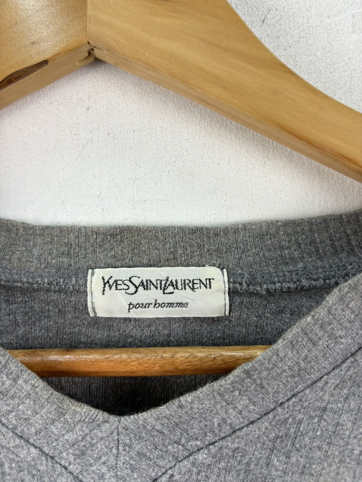 Yves Saint Laurent Vintage Yves Saint Laurent Boxy TShirt Size US L / EU 52-54 / 3 - 3 Thumbnail