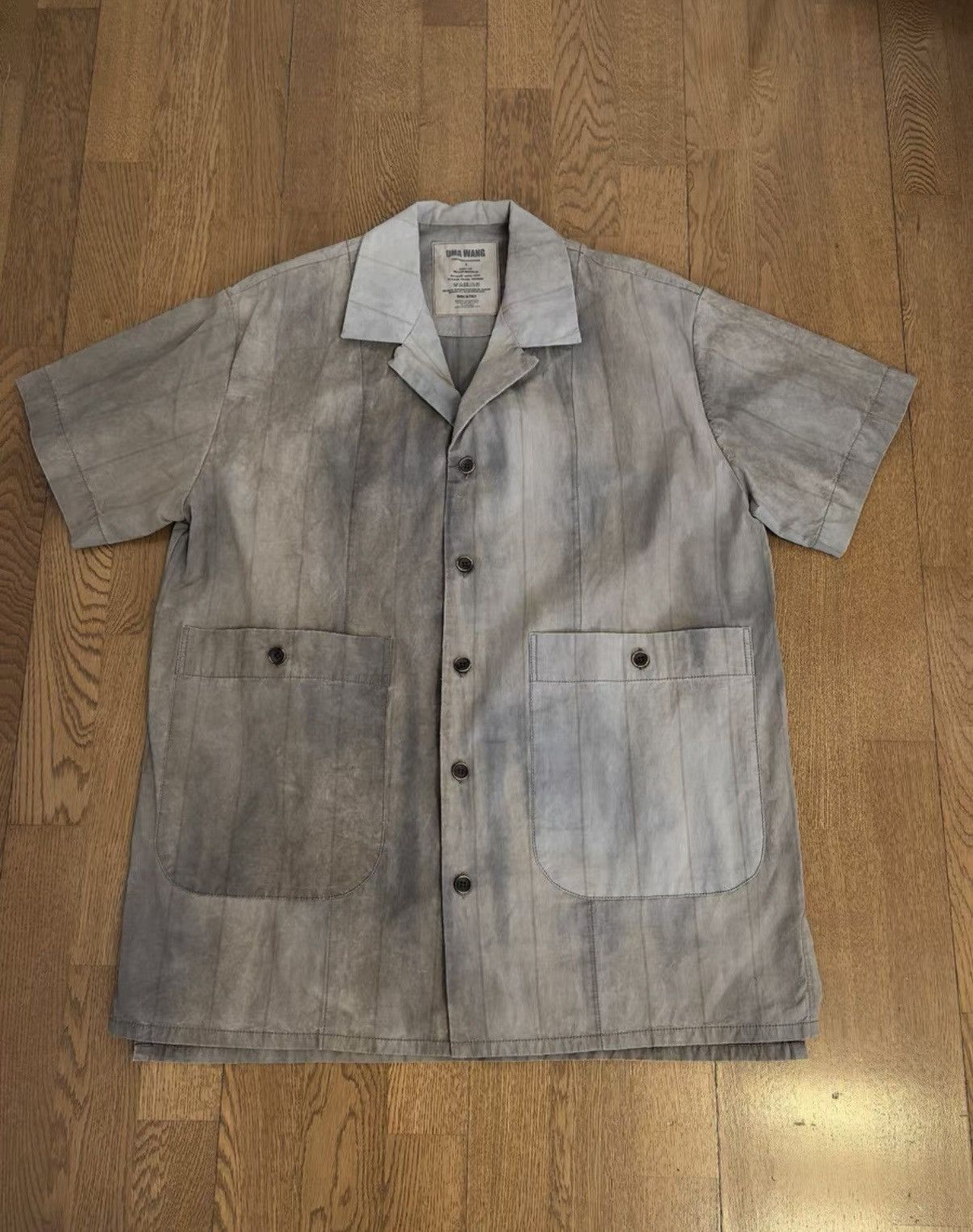 Uma Wang Uma Wang Botanical Dye Short Sleeve Shirt Size US S / EU 44-46 / 1 - 1 Thumbnail