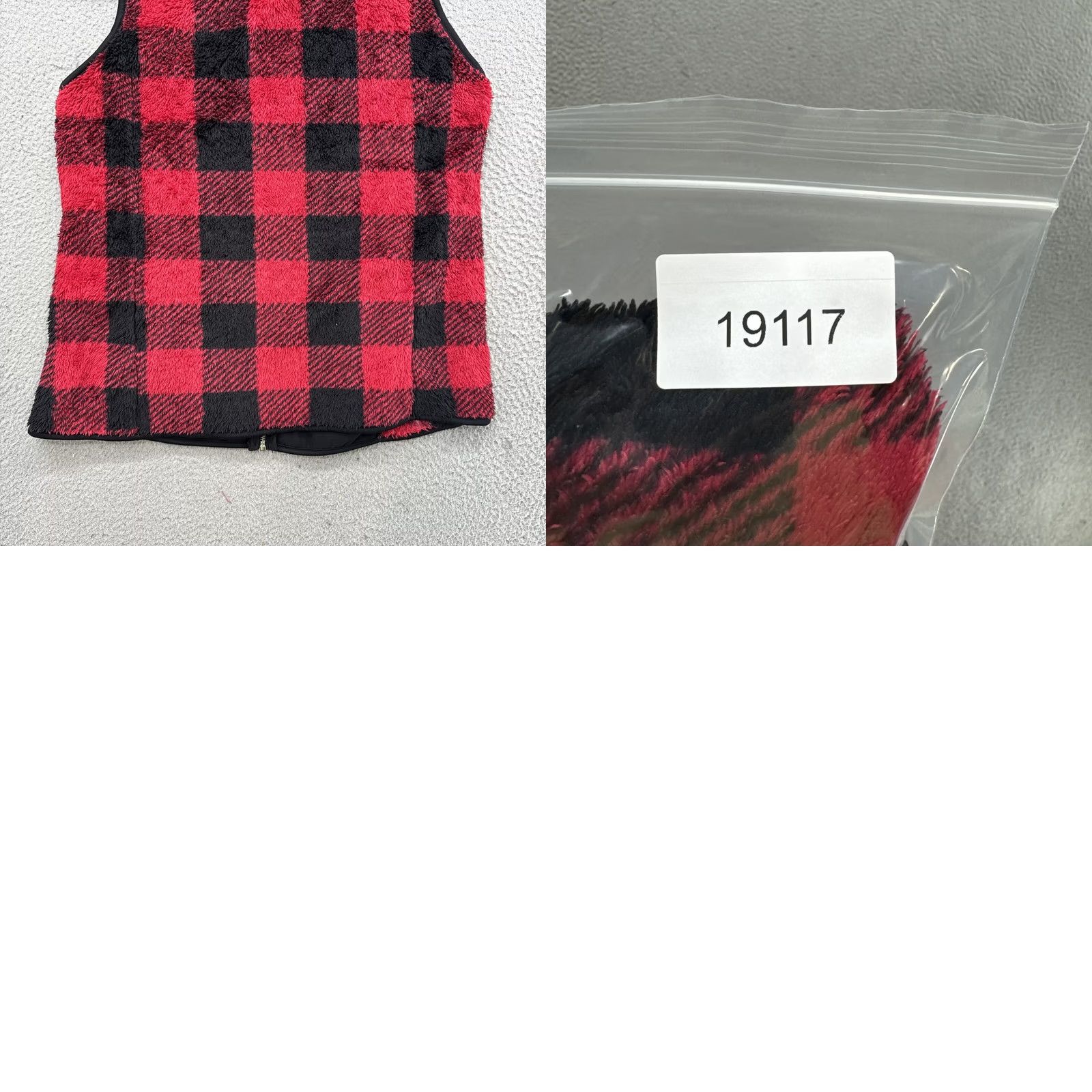 Vintage St. John's Bay Red Black Buffalo Plaid Zip Fleece Vest Women’s Size Small Size S / US 4 / IT 40 - 8 Thumbnail