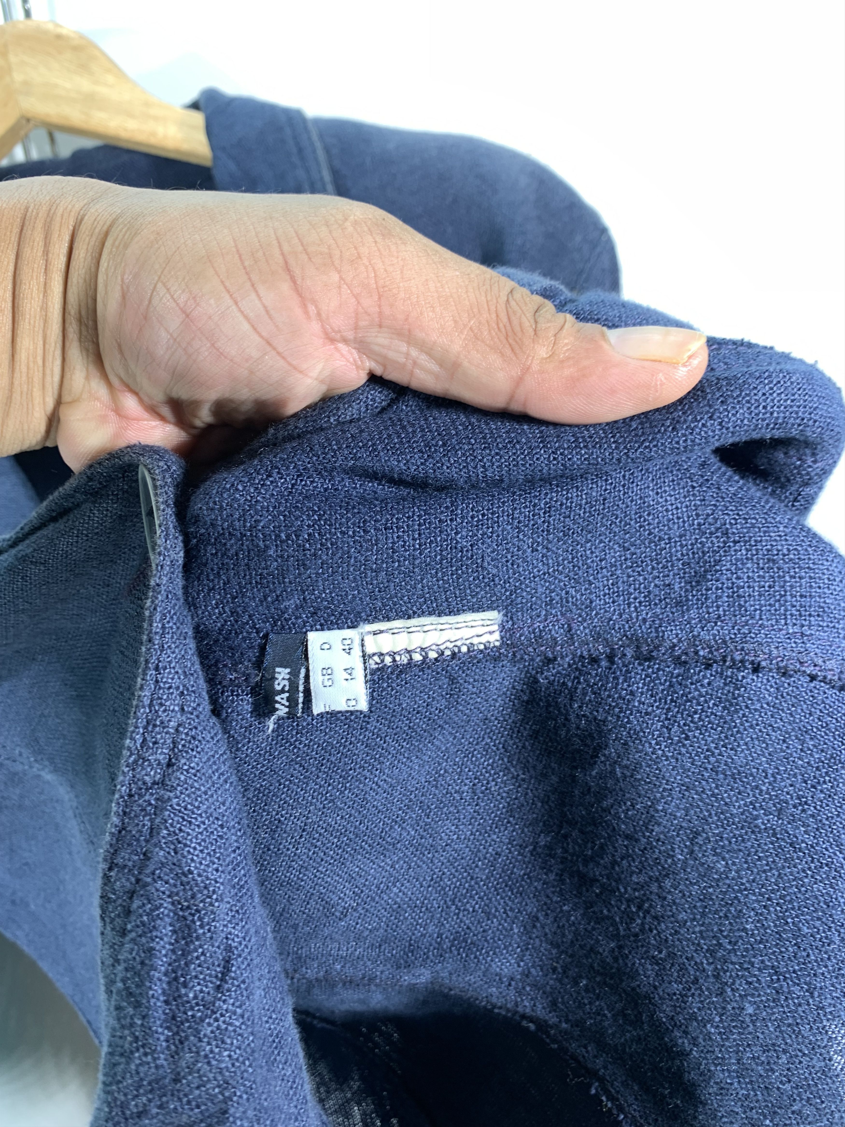 Giorgio Armani ⚡️Vintage Armani Jacket Faded Blue Size US S / EU 44-46 / 1 - 7 Thumbnail