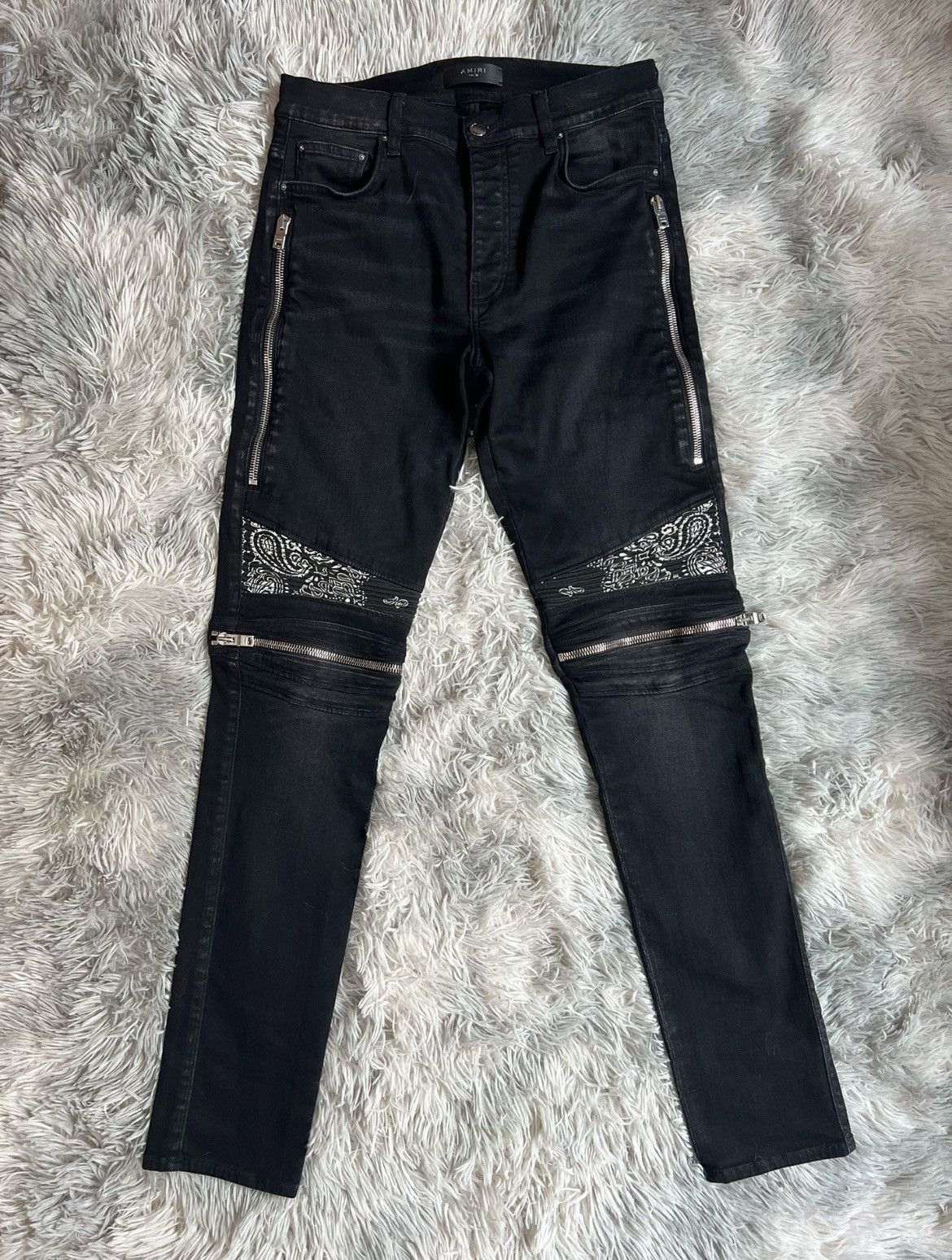 Amiri Amiri mx2 cashew washed black jeans Size US 32 / EU 48 - 1 Thumbnail