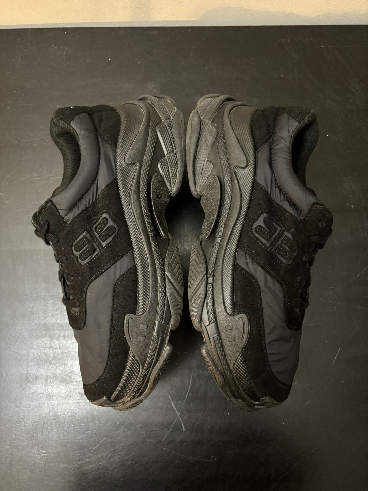 Balenciaga Balenciaga Triple S Nylon Black Size US 11 / EU 44 - 4 Thumbnail