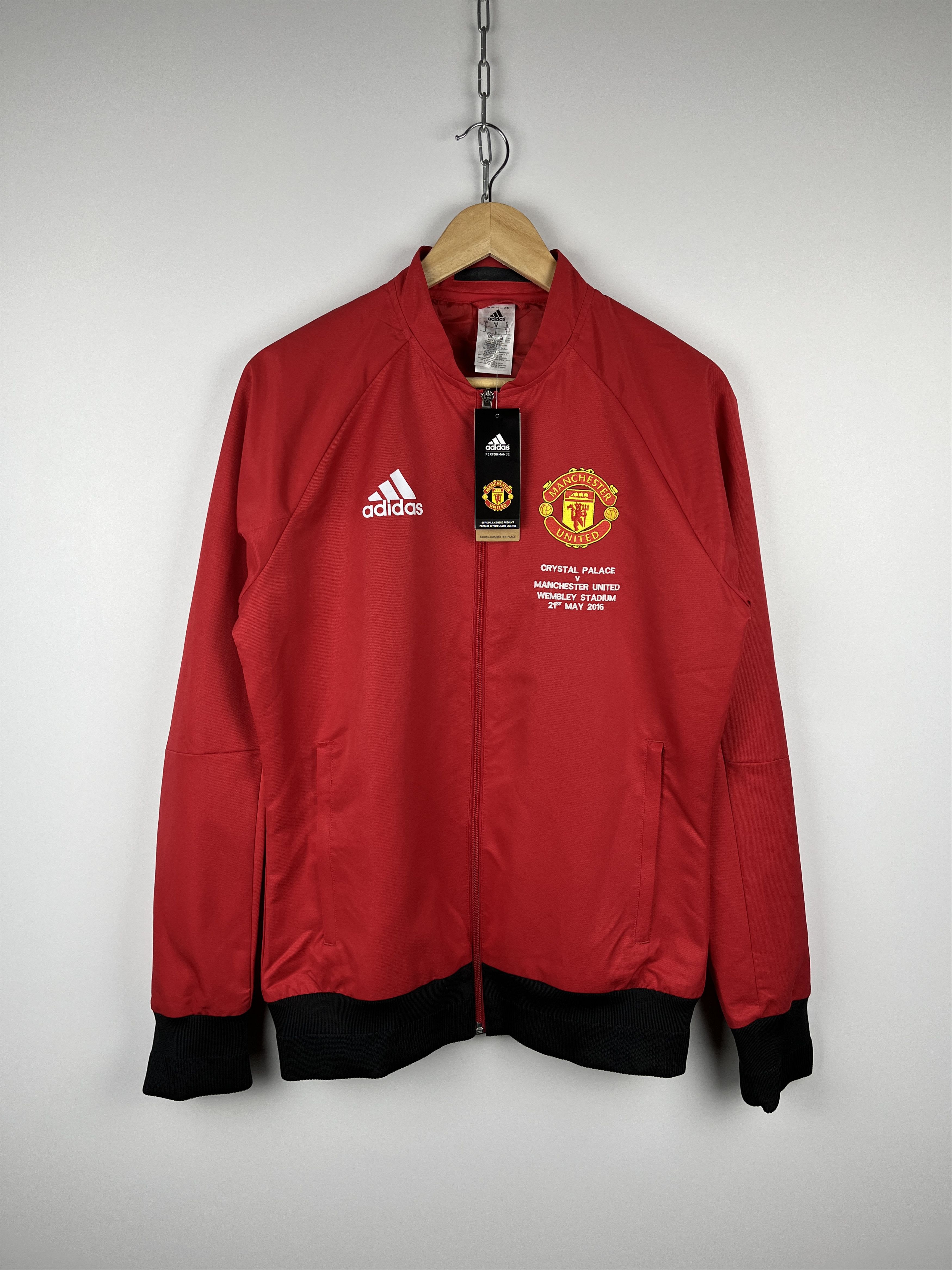 Adidas Adidas Manchester United FC Anthem Track Jacket Soccer Size US S / EU 44-46 / 1 - 1 Thumbnail
