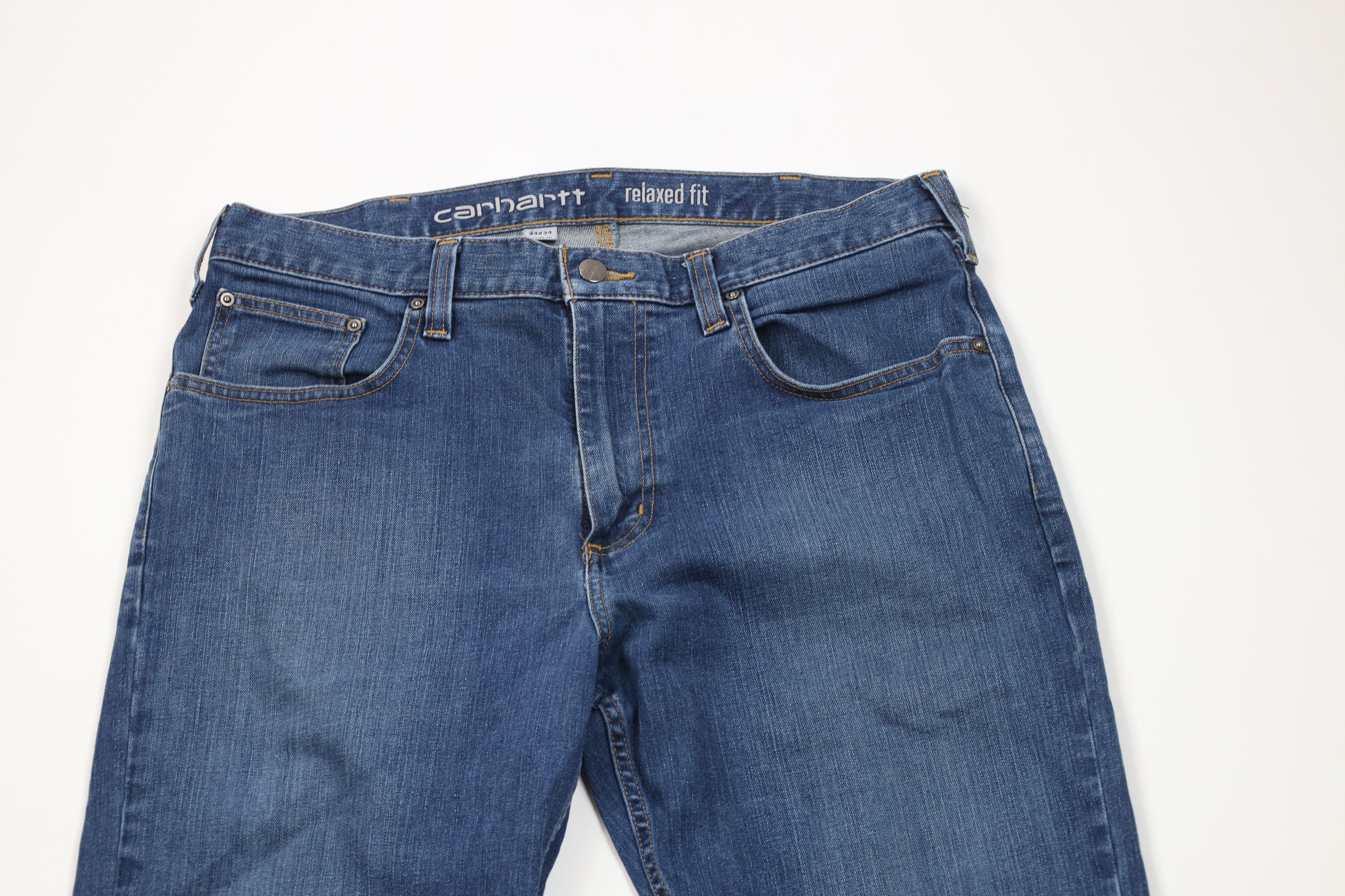 Carhartt × Vintage Vintage Y2K Carhartt Relaxed Fit Straight Leg Denim Jeans Size US 34 / EU 50 - 2 Thumbnail
