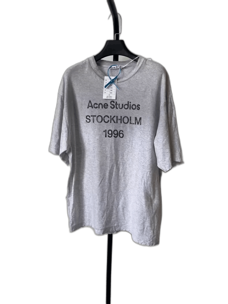 Acne Studios Acne Studios gray short sleeve tee Size US M / EU 48-50 / 2 - 1 Thumbnail